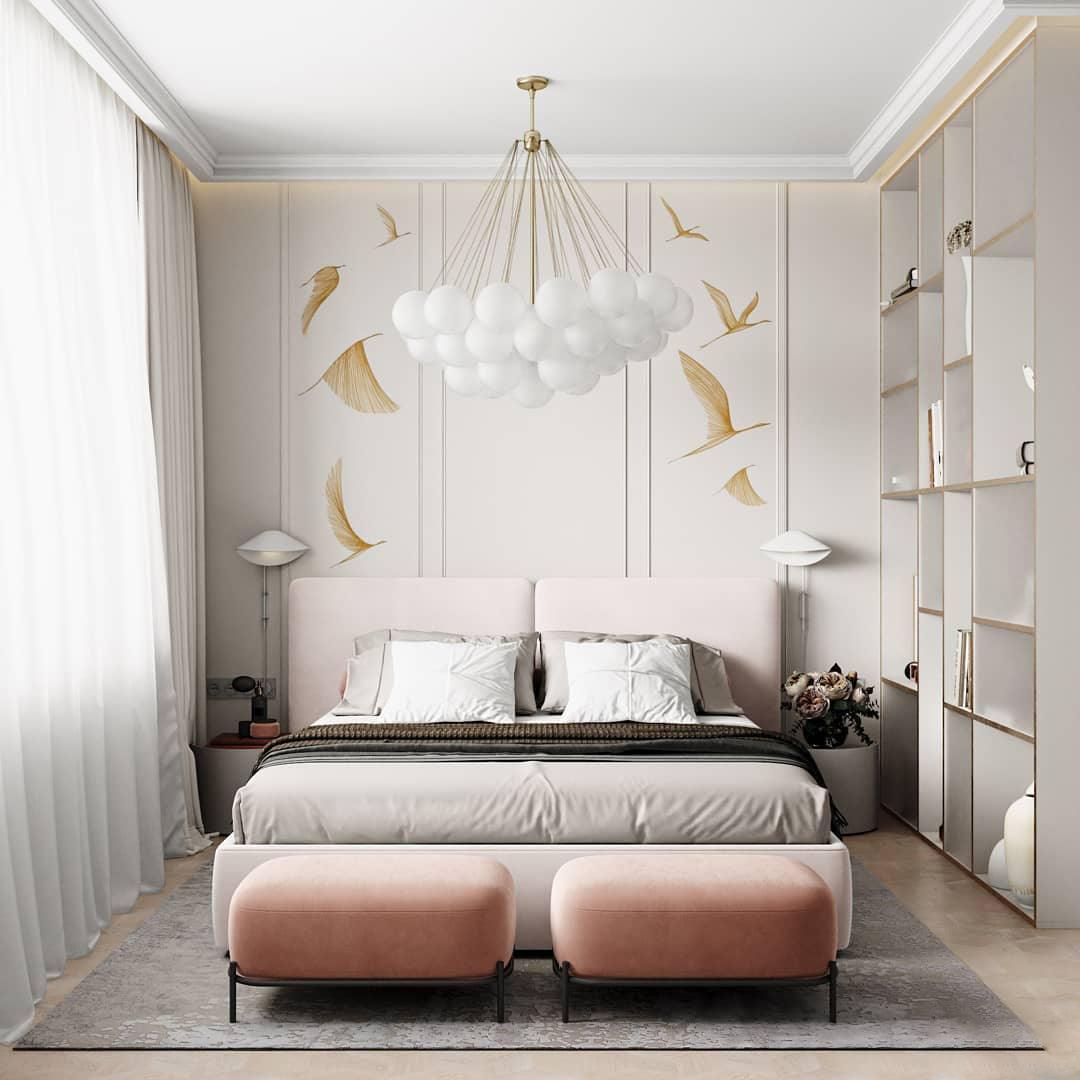 Modern Frosted Glass Ball Chandelier | Luxury Ceiling Lamp for Living Room & Bedroom