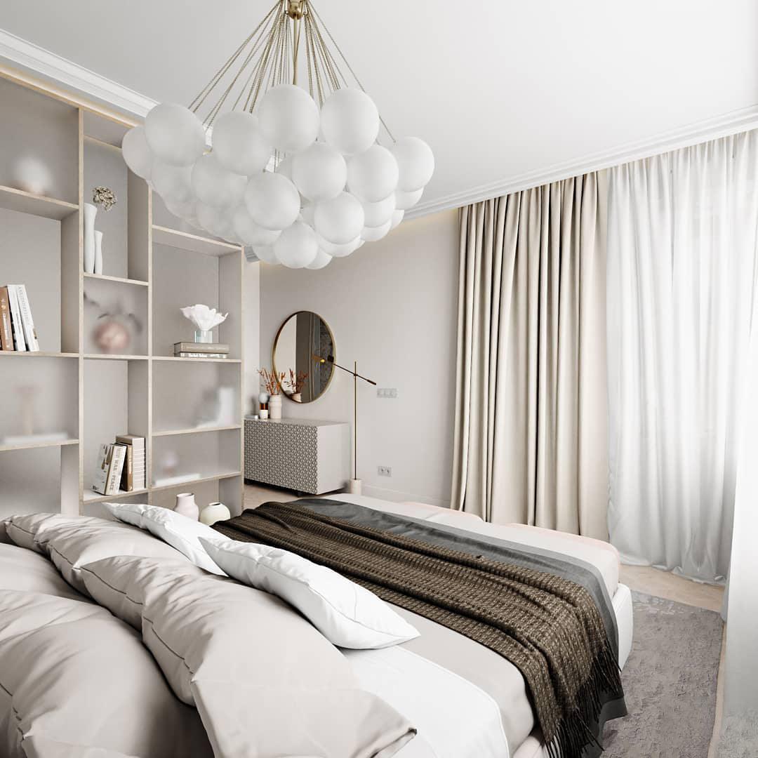 Modern Frosted Glass Ball Chandelier | Luxury Ceiling Lamp for Living Room & Bedroom