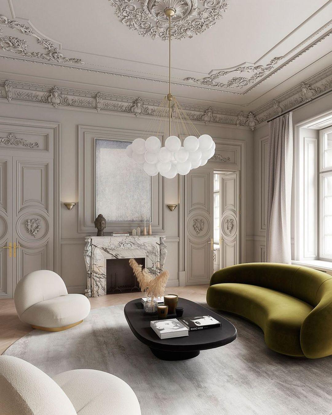 Modern Frosted Glass Ball Chandelier | Luxury Ceiling Lamp for Living Room & Bedroom