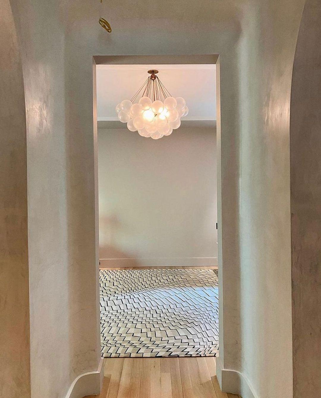 Modern Frosted Glass Ball Chandelier | Luxury Ceiling Lamp for Living Room & Bedroom