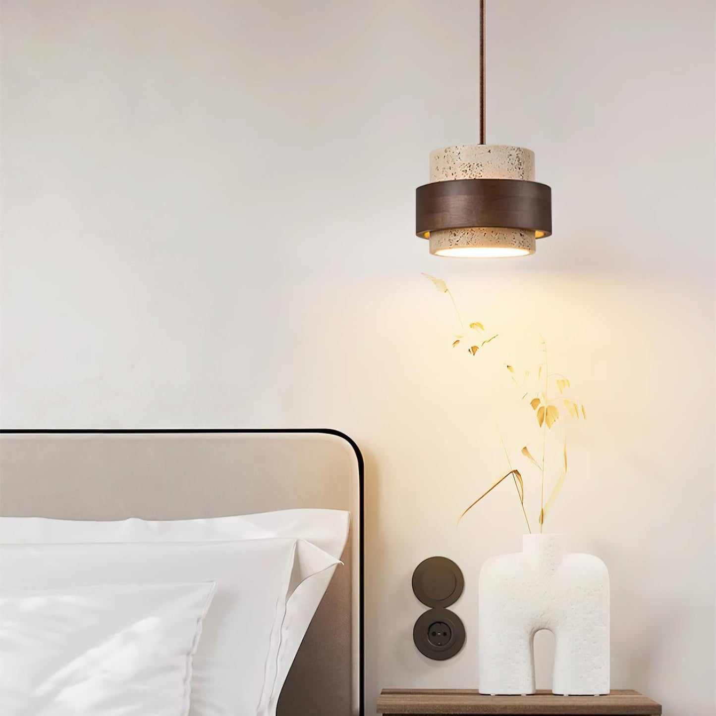 Pendant Ceiling Light in Modern Cylindrical Design | Hanging Lamp for Dining Room