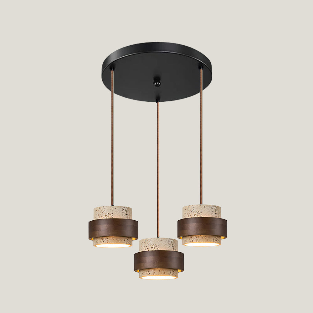 Pendant Ceiling Light in Modern Cylindrical Design | Hanging Lamp for Dining Room