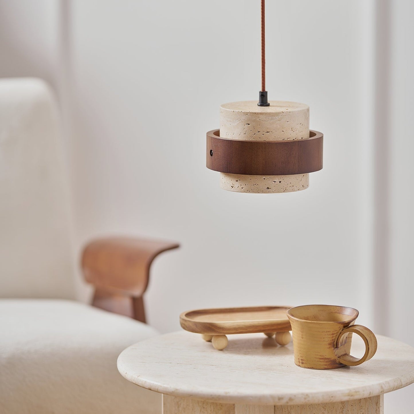 Pendant Ceiling Light in Modern Cylindrical Design | Hanging Lamp for Dining Room