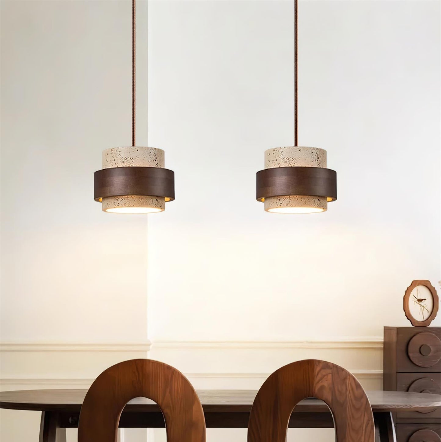Pendant Ceiling Light in Modern Cylindrical Design | Hanging Lamp for Dining Room
