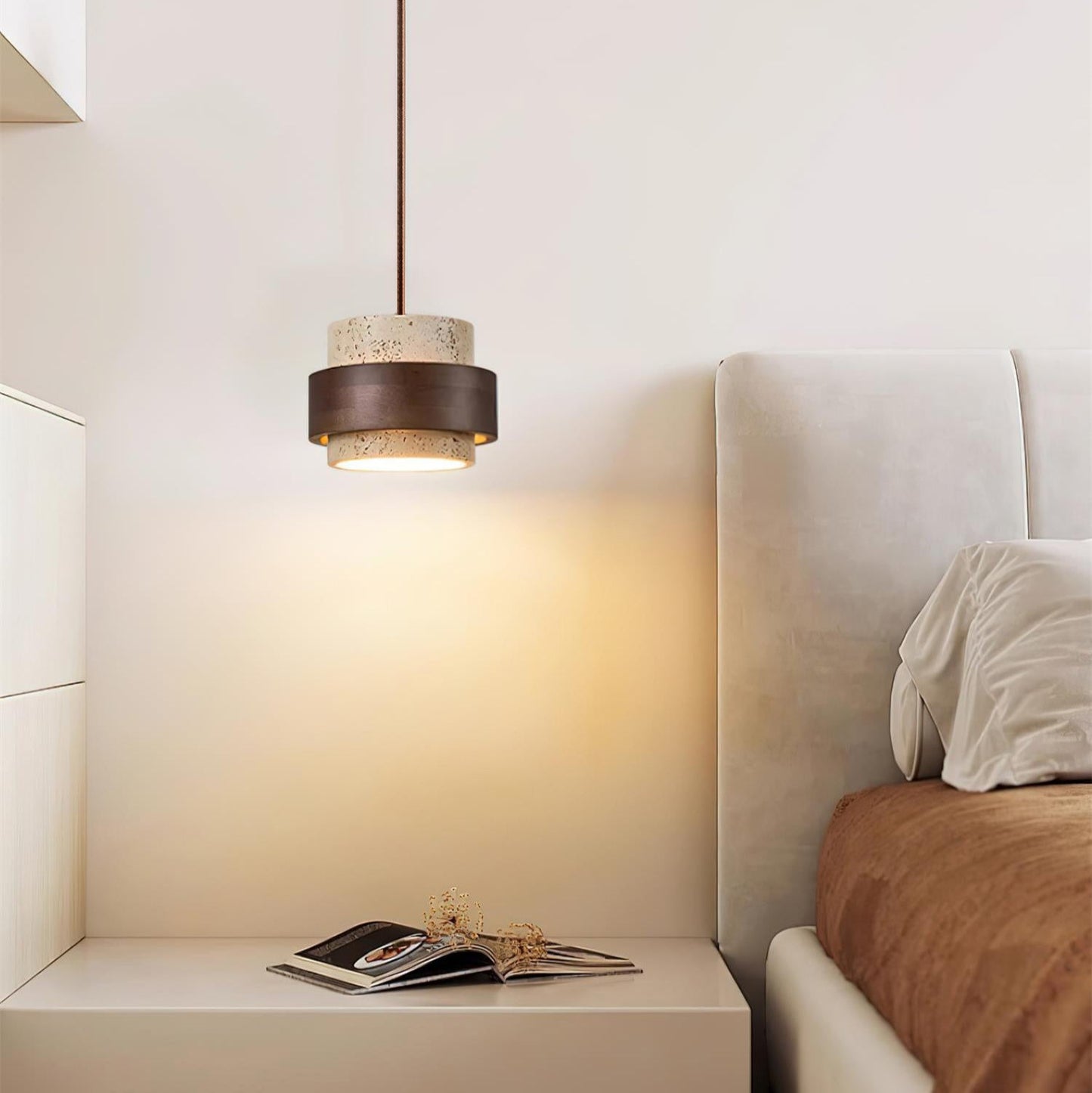 Pendant Ceiling Light in Modern Cylindrical Design | Hanging Lamp for Dining Room