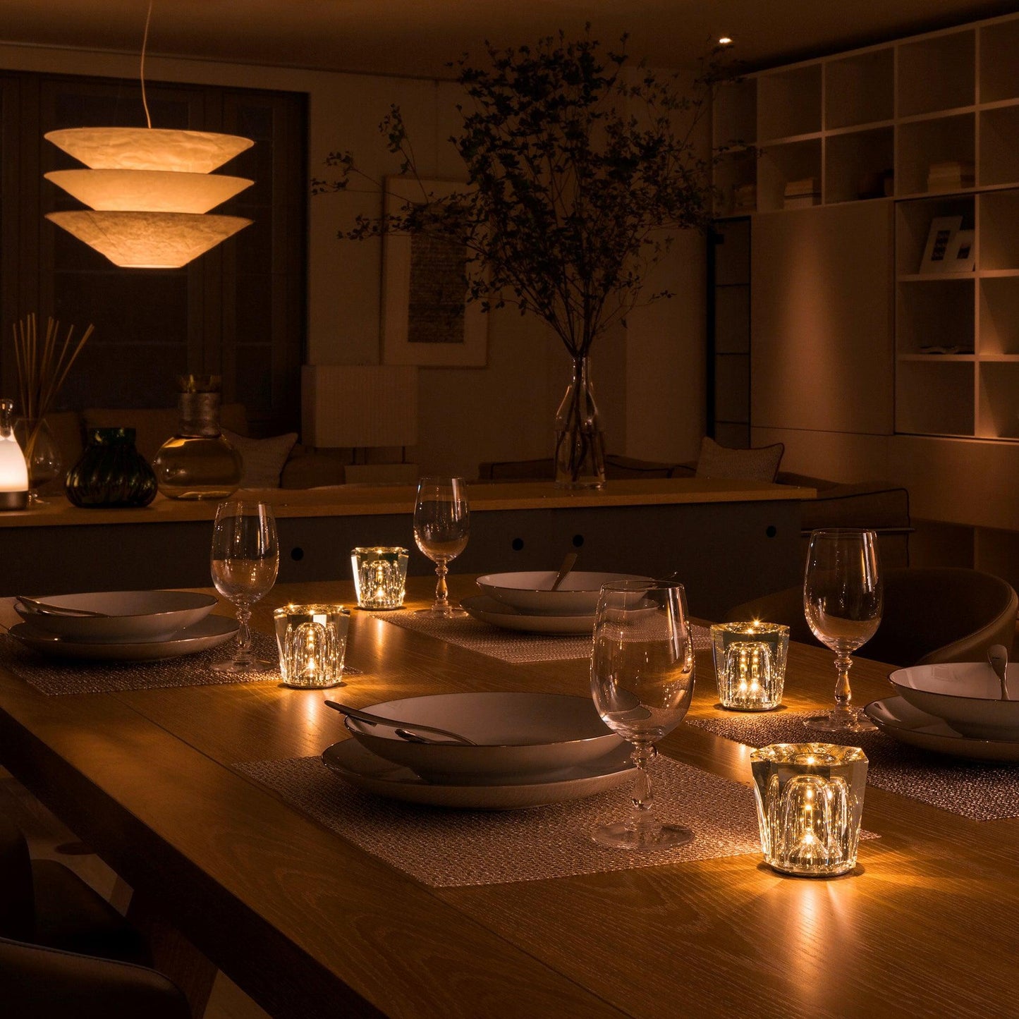 Crystal Diamond Table Lamp | Elegant Rechargeable Decorative Light