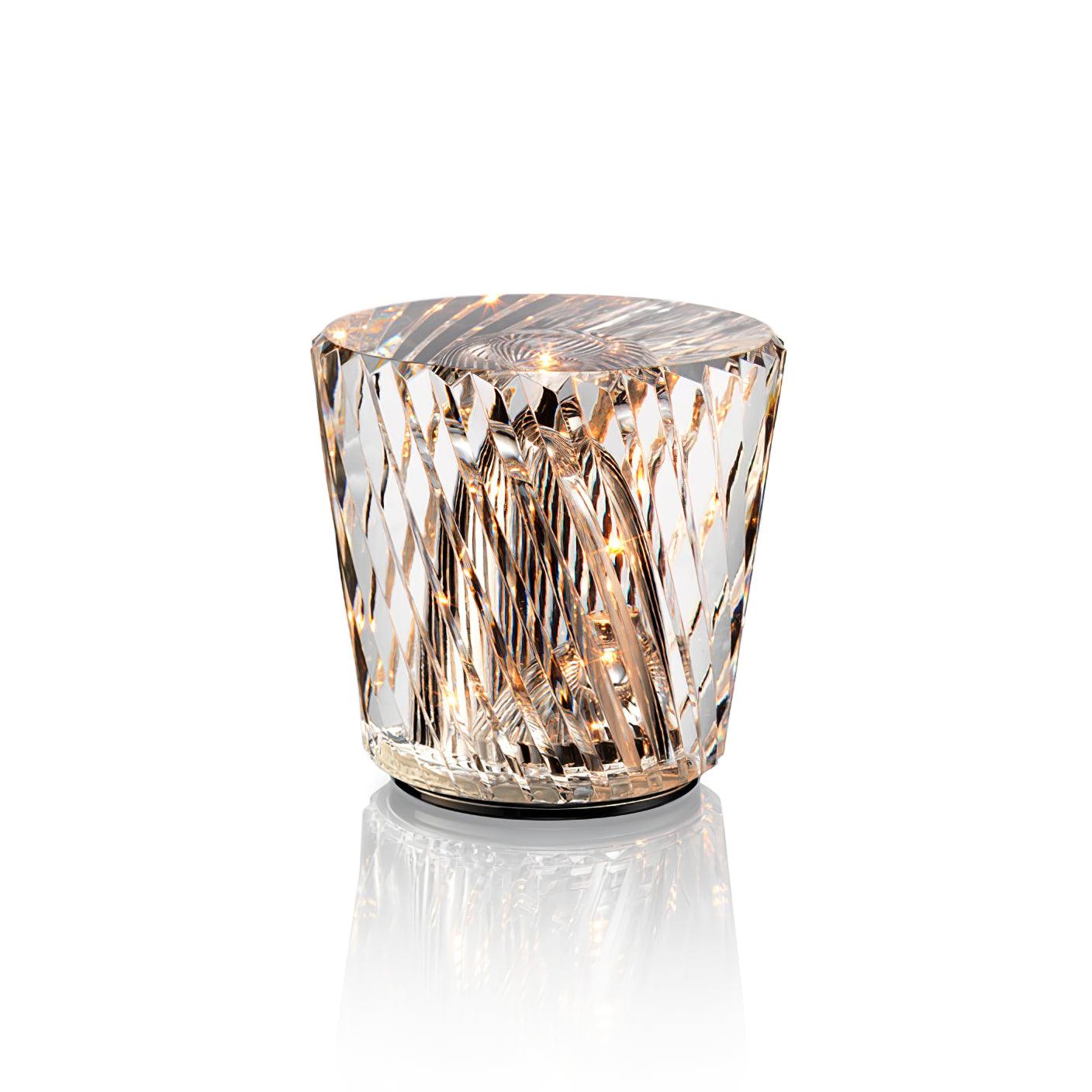 Crystal Diamond Table Lamp | Elegant Rechargeable Decorative Light