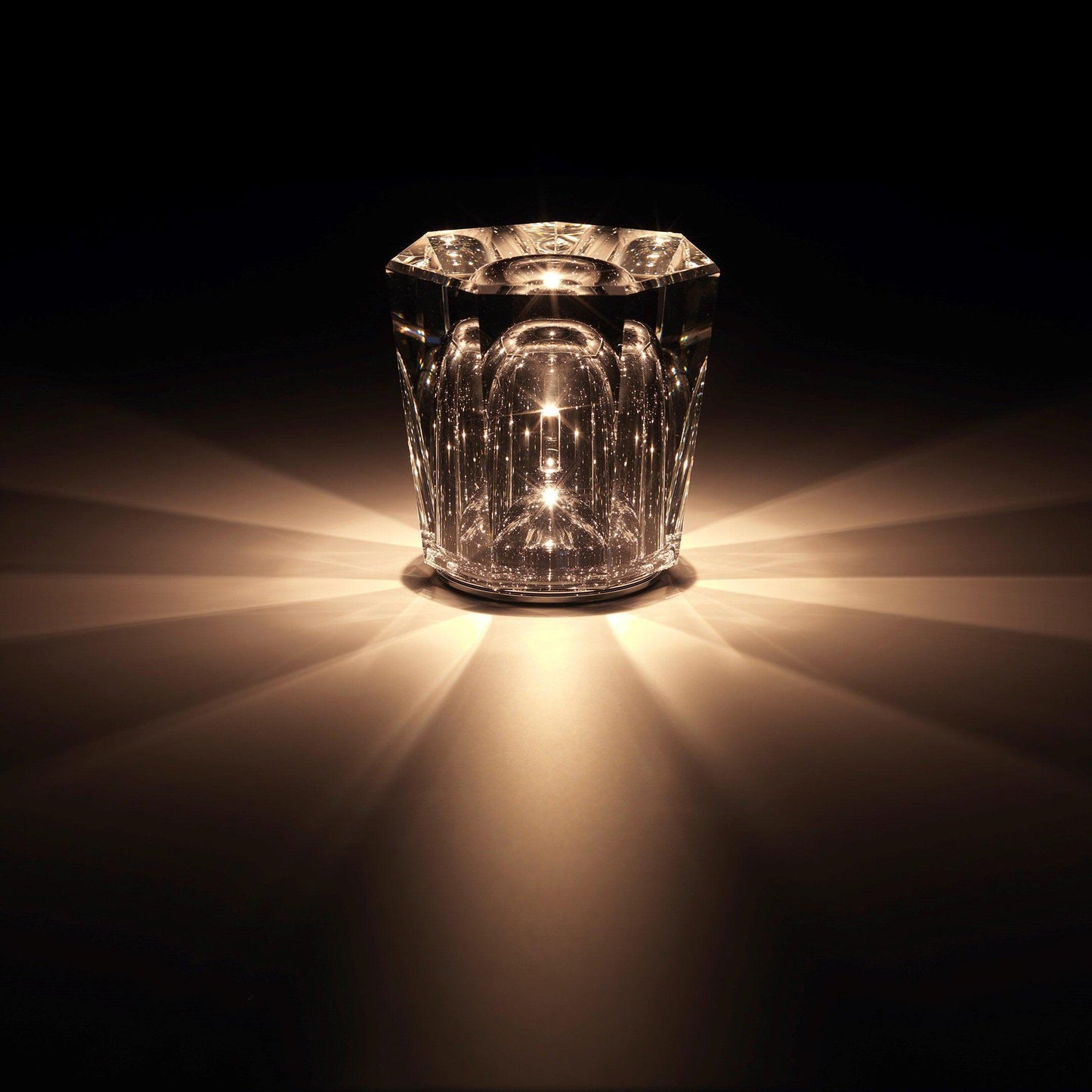 Crystal Diamond Table Lamp | Elegant Rechargeable Decorative Light