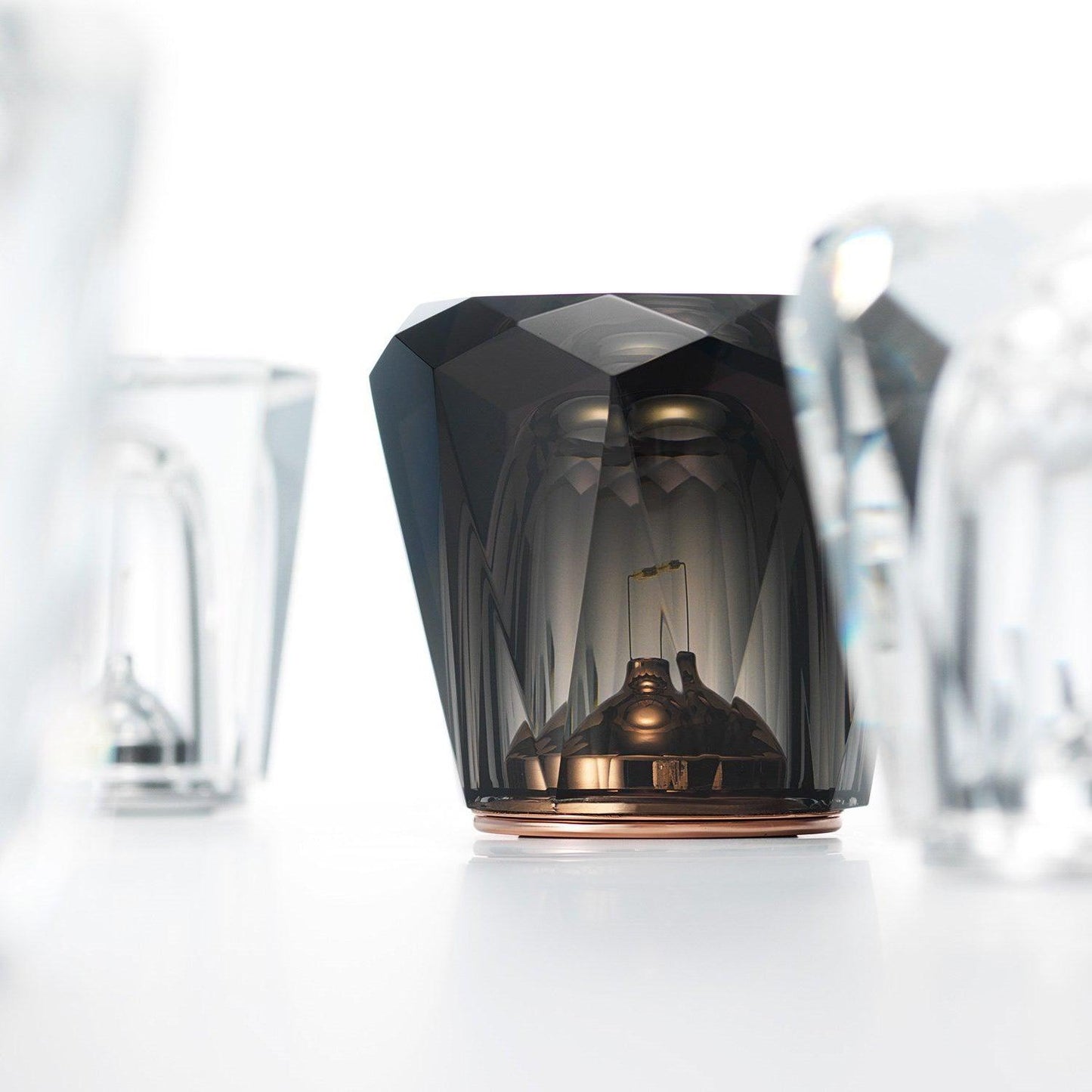 Crystal Diamond Table Lamp | Elegant Rechargeable Decorative Light