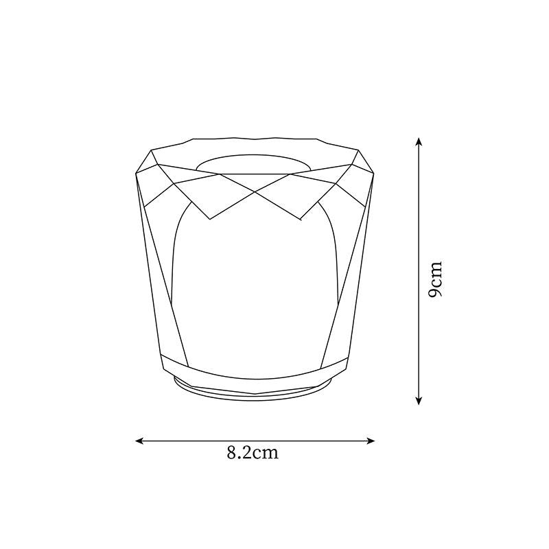 Crystal Diamond Table Lamp | Elegant Rechargeable Decorative Light