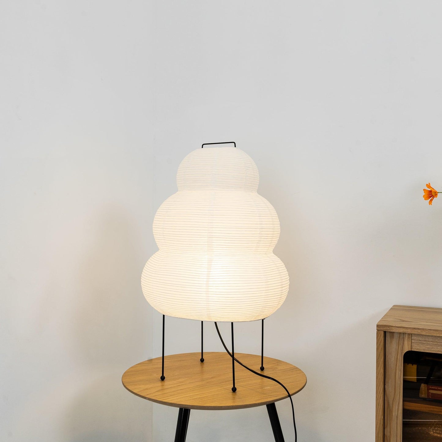 Modern Paper Table Lamp | Floor Lamp with Soft Glow for Living Room and Bedroom