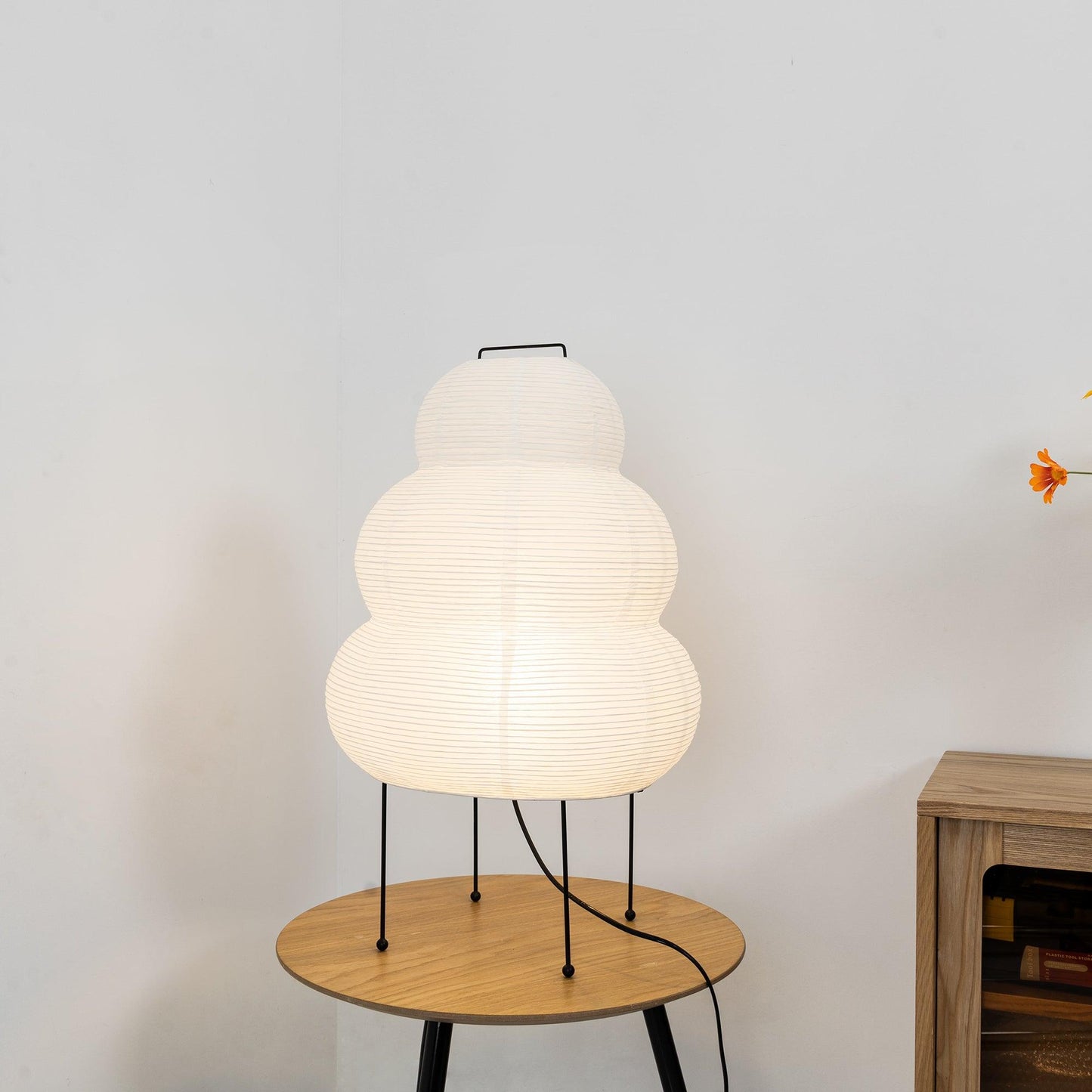 Modern Paper Table Lamp | Floor Lamp with Soft Glow for Living Room and Bedroom
