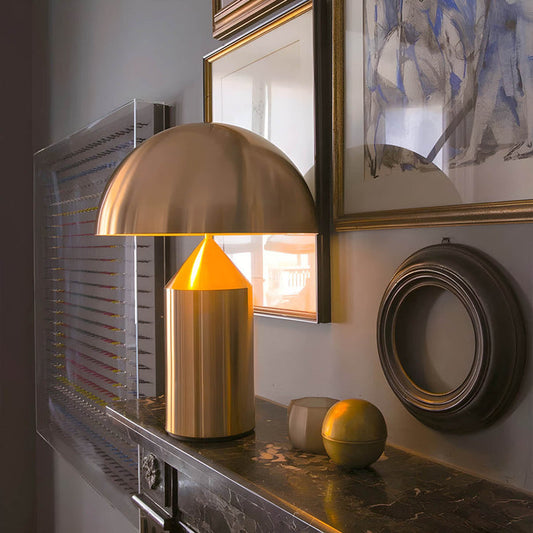 Vintage Mushroom Dome LED Table Lamp | Modern Bedside and Decorative Light
