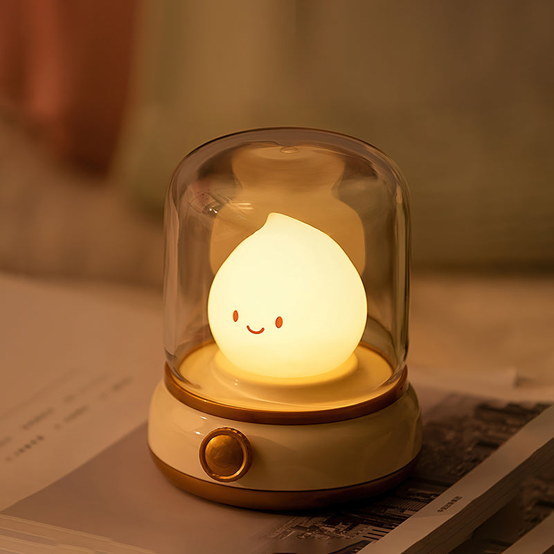 Vintage LED Night Light | Adjustable Bedside Table Lamp