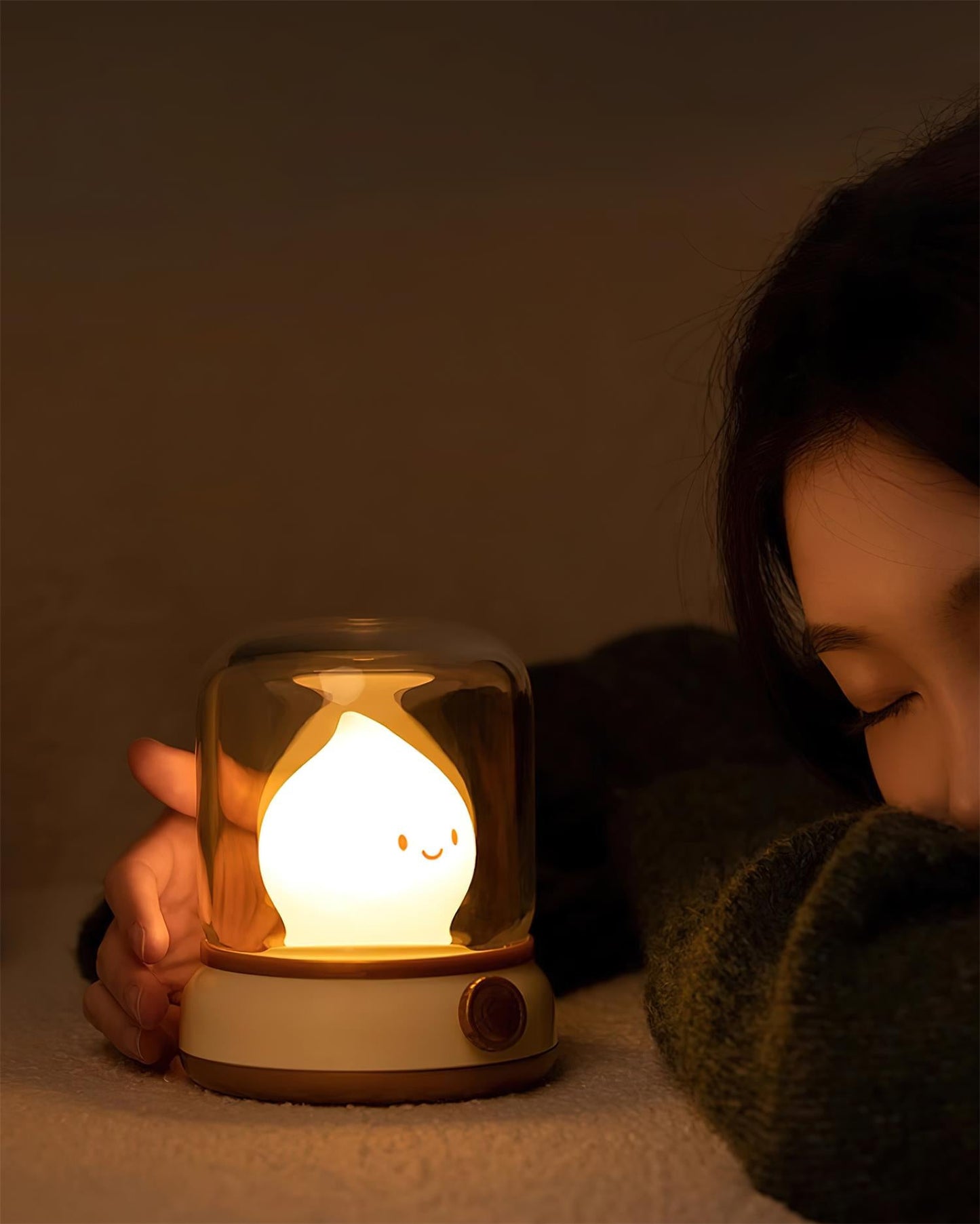 Vintage LED Night Light | Adjustable Bedside Table Lamp