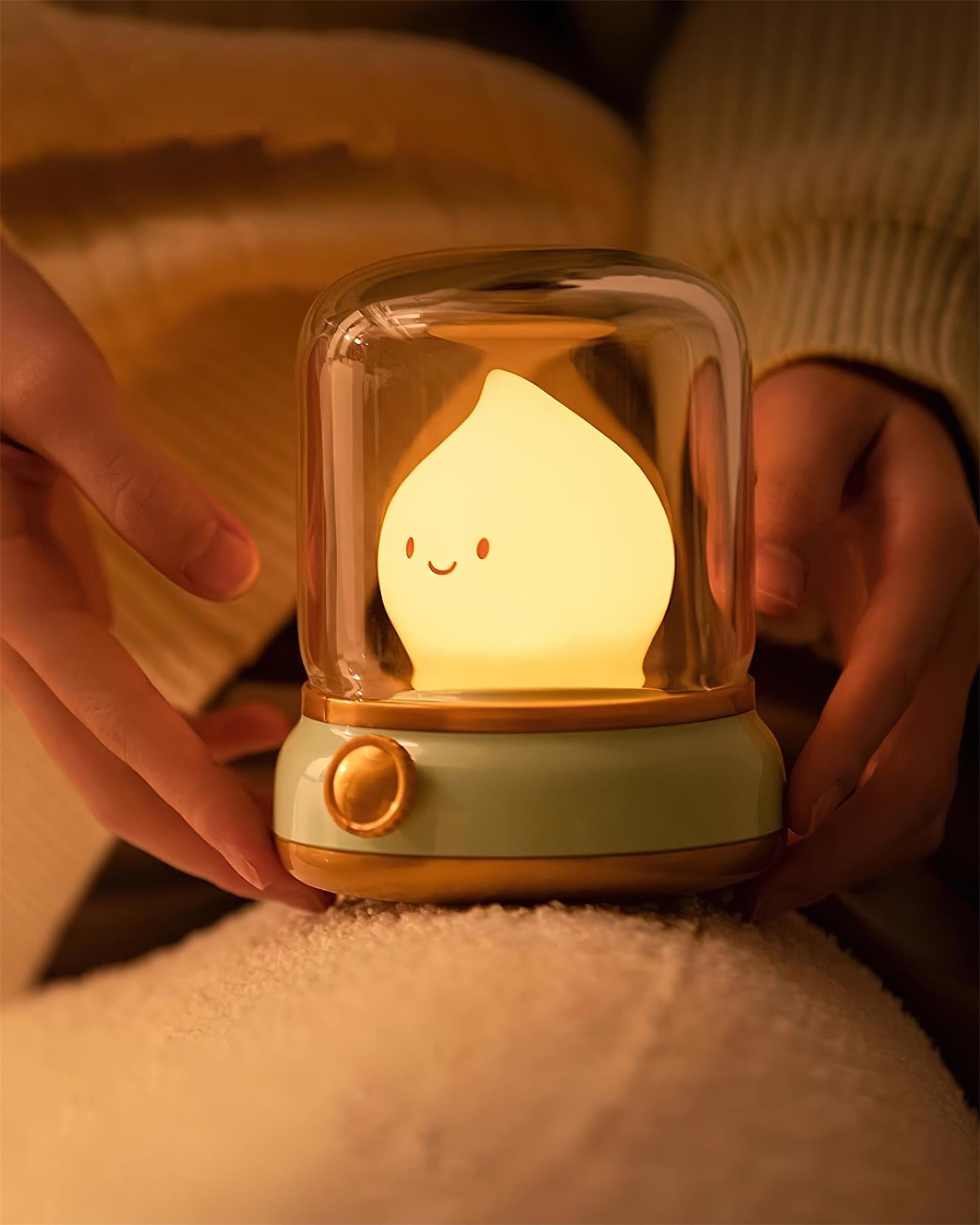 Vintage LED Night Light | Adjustable Bedside Table Lamp