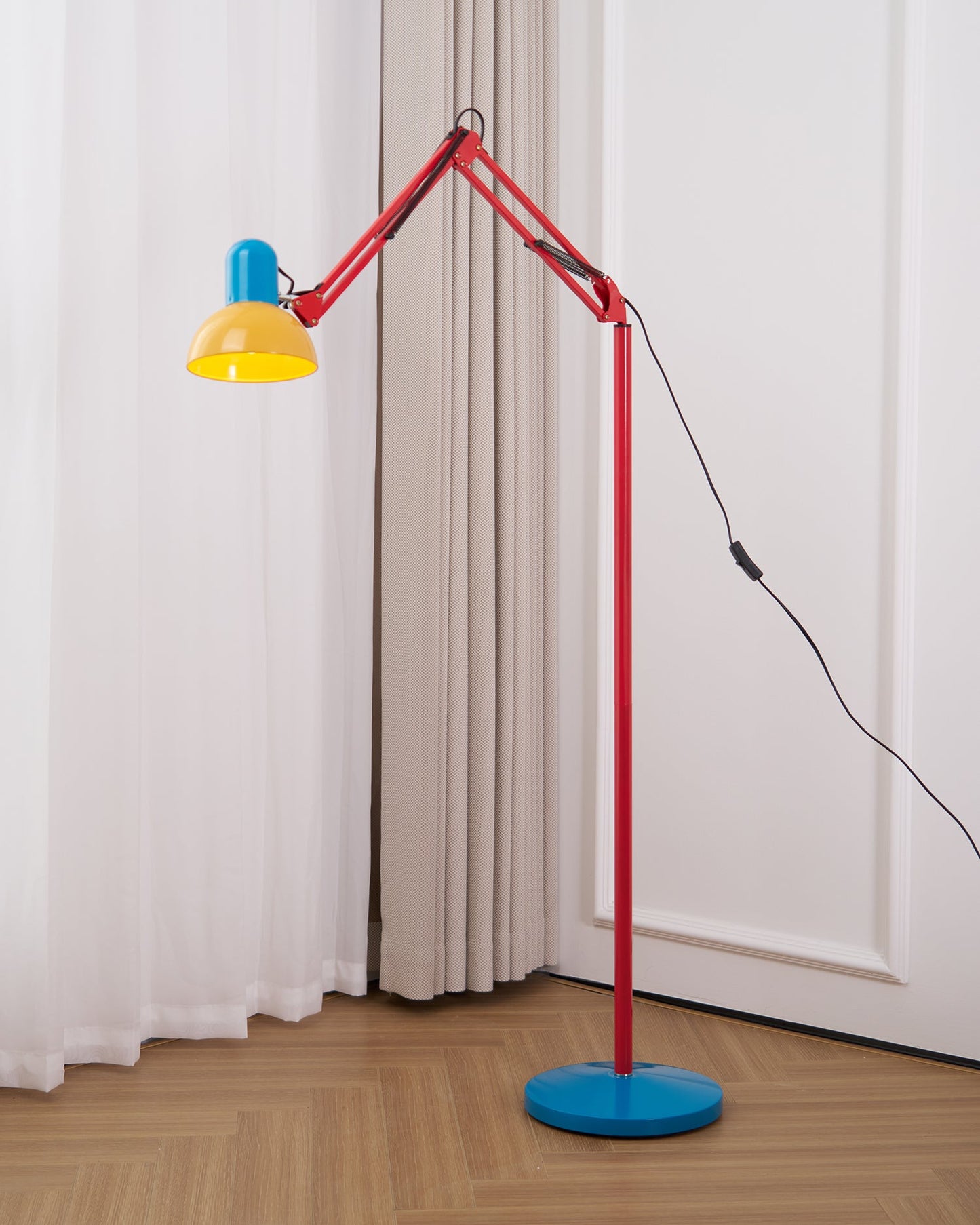 Adjustable Modern Floor Lamp | Colourful Standing Light for Living Room