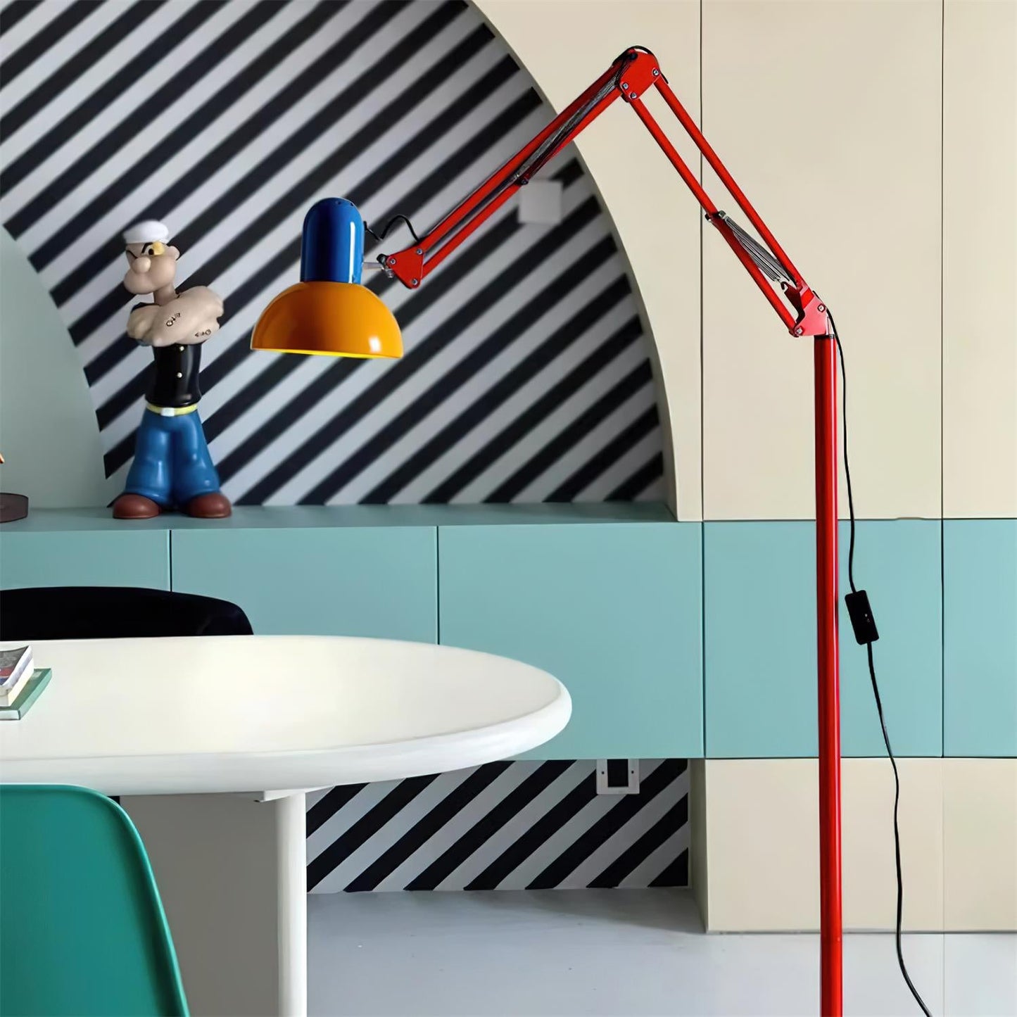 Adjustable Modern Floor Lamp | Colourful Standing Light for Living Room
