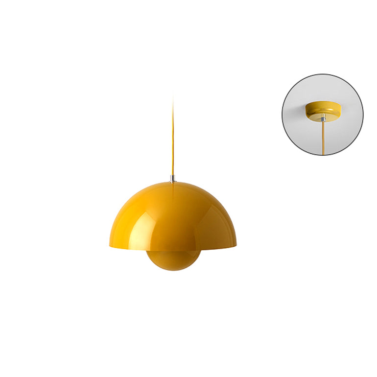 Modern Dome Pendant Light | Minimalist Ceiling Lamp for Dining or Living Room