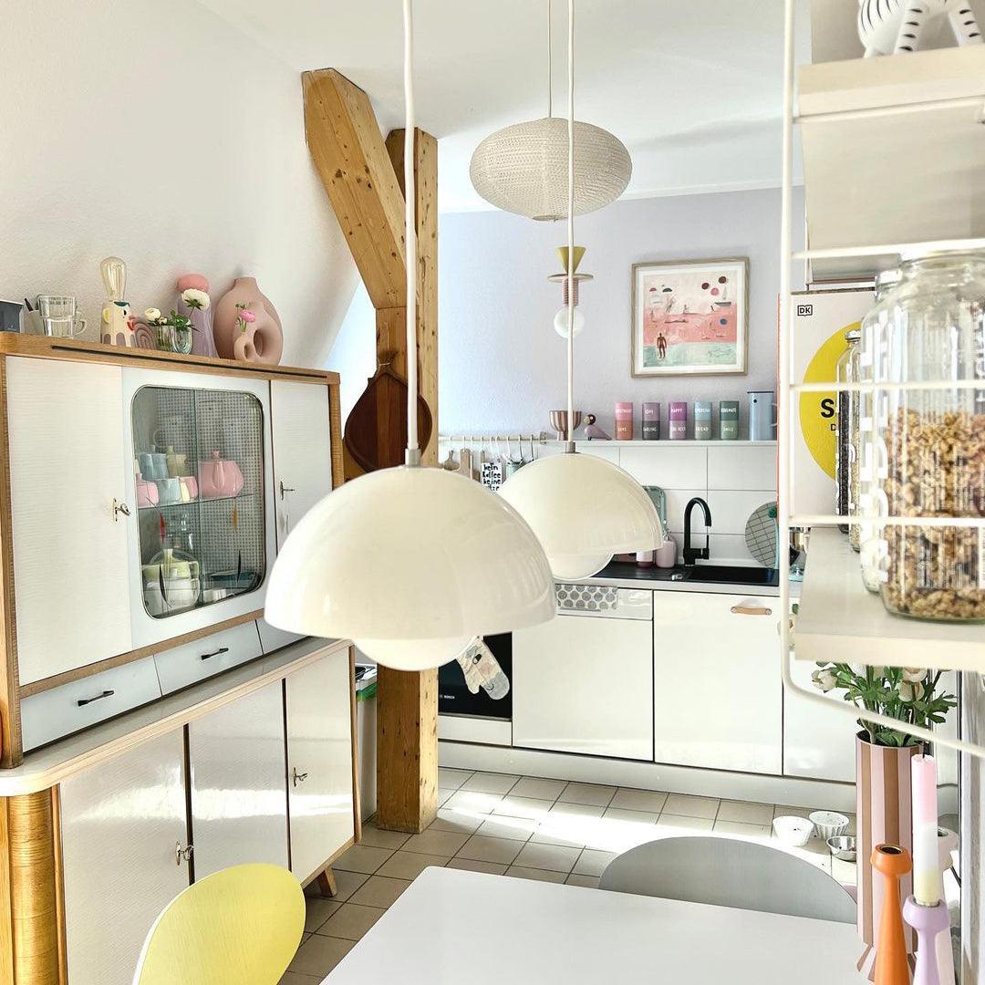 Modern Dome Pendant Light | Minimalist Ceiling Lamp for Dining or Living Room