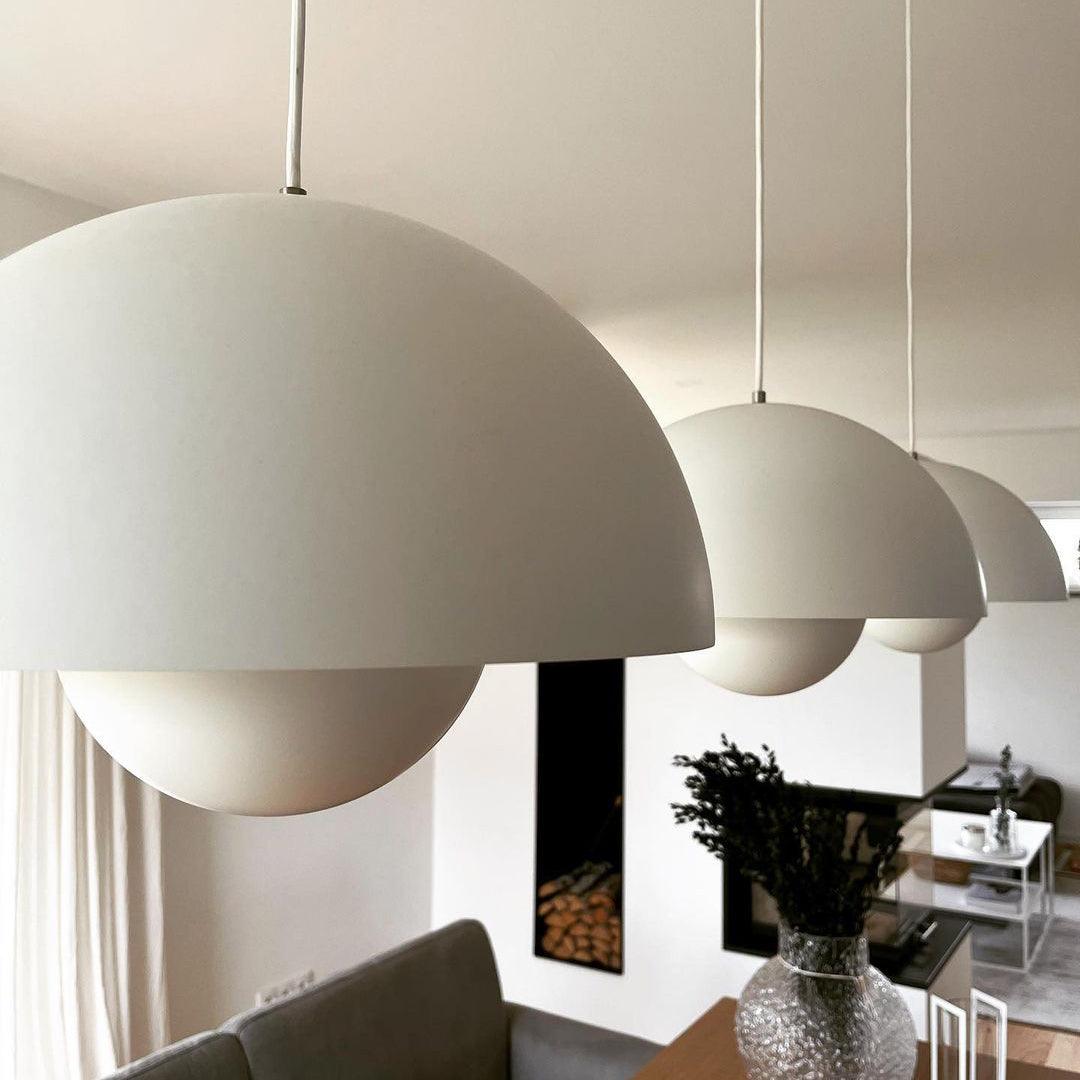 Modern Dome Pendant Light | Minimalist Ceiling Lamp for Dining or Living Room