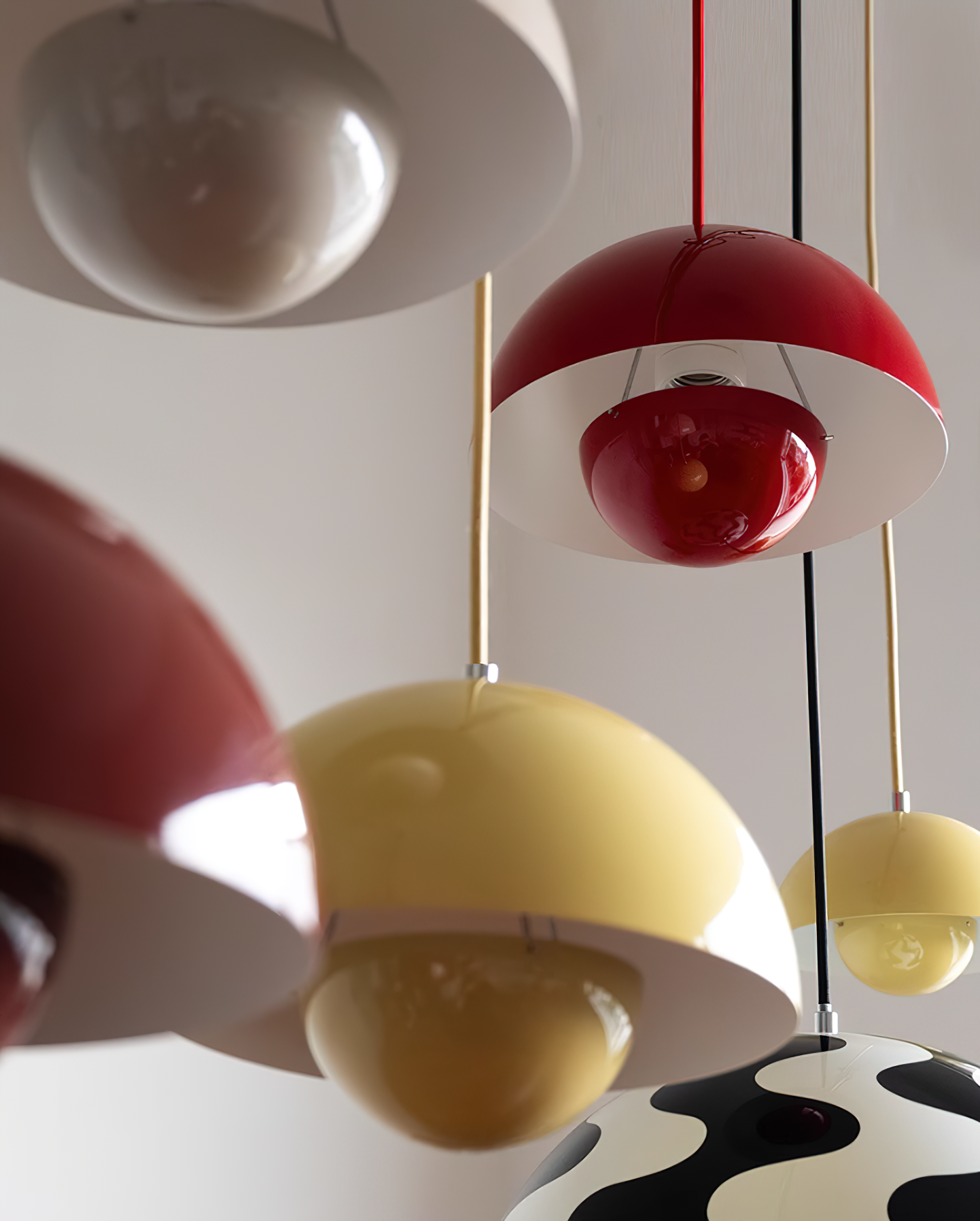 Modern Dome Pendant Light | Minimalist Ceiling Lamp for Dining or Living Room