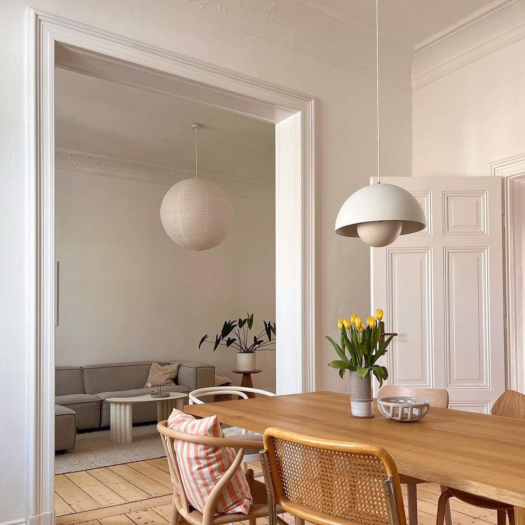 Modern Dome Pendant Light | Minimalist Ceiling Lamp for Dining or Living Room