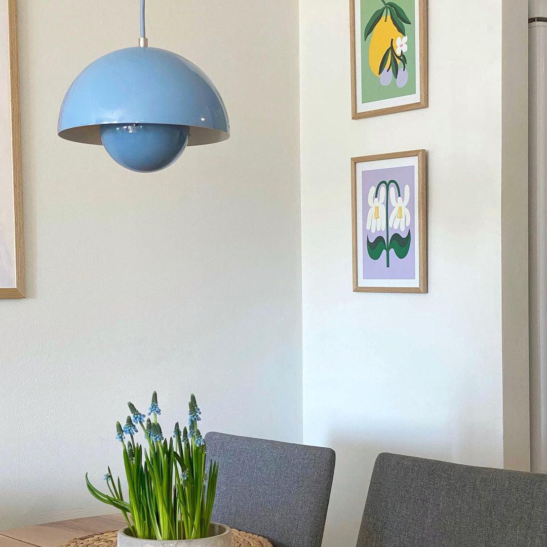 Modern Dome Pendant Light | Minimalist Ceiling Lamp for Dining or Living Room
