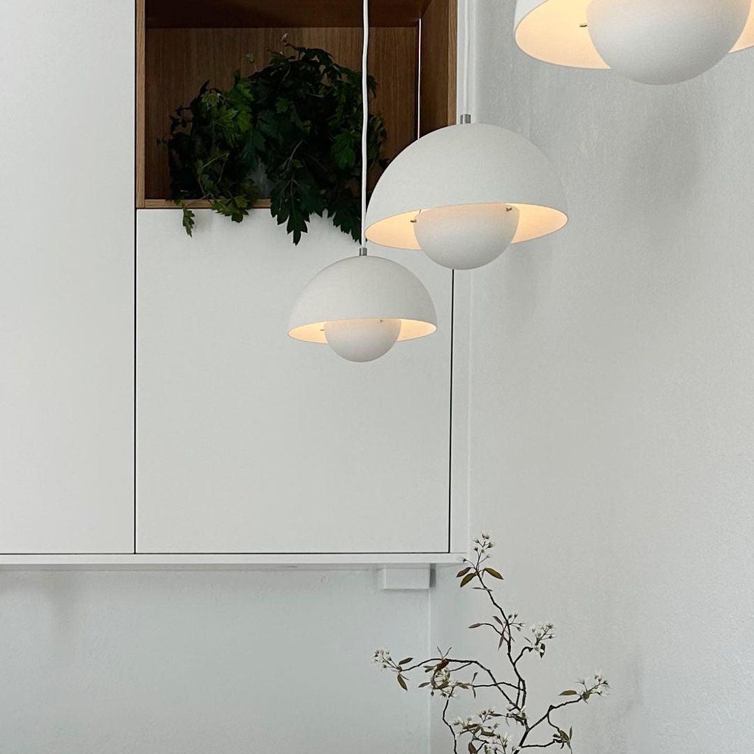 Modern Dome Pendant Light | Minimalist Ceiling Lamp for Dining or Living Room