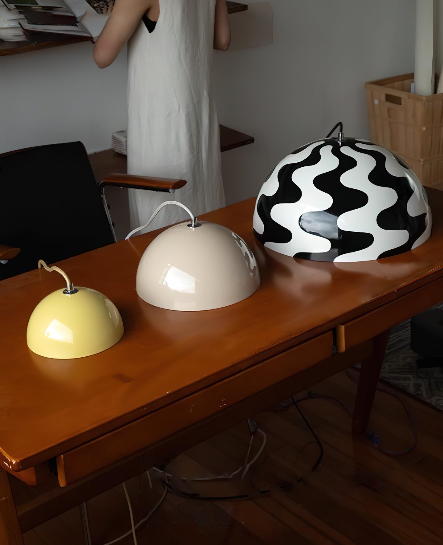 Modern Dome Pendant Light | Minimalist Ceiling Lamp for Dining or Living Room