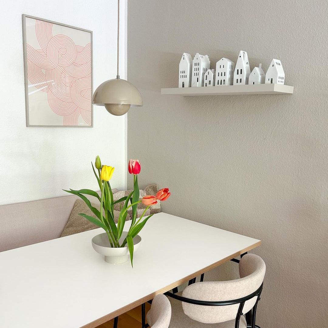 Modern Dome Pendant Light | Minimalist Ceiling Lamp for Dining or Living Room