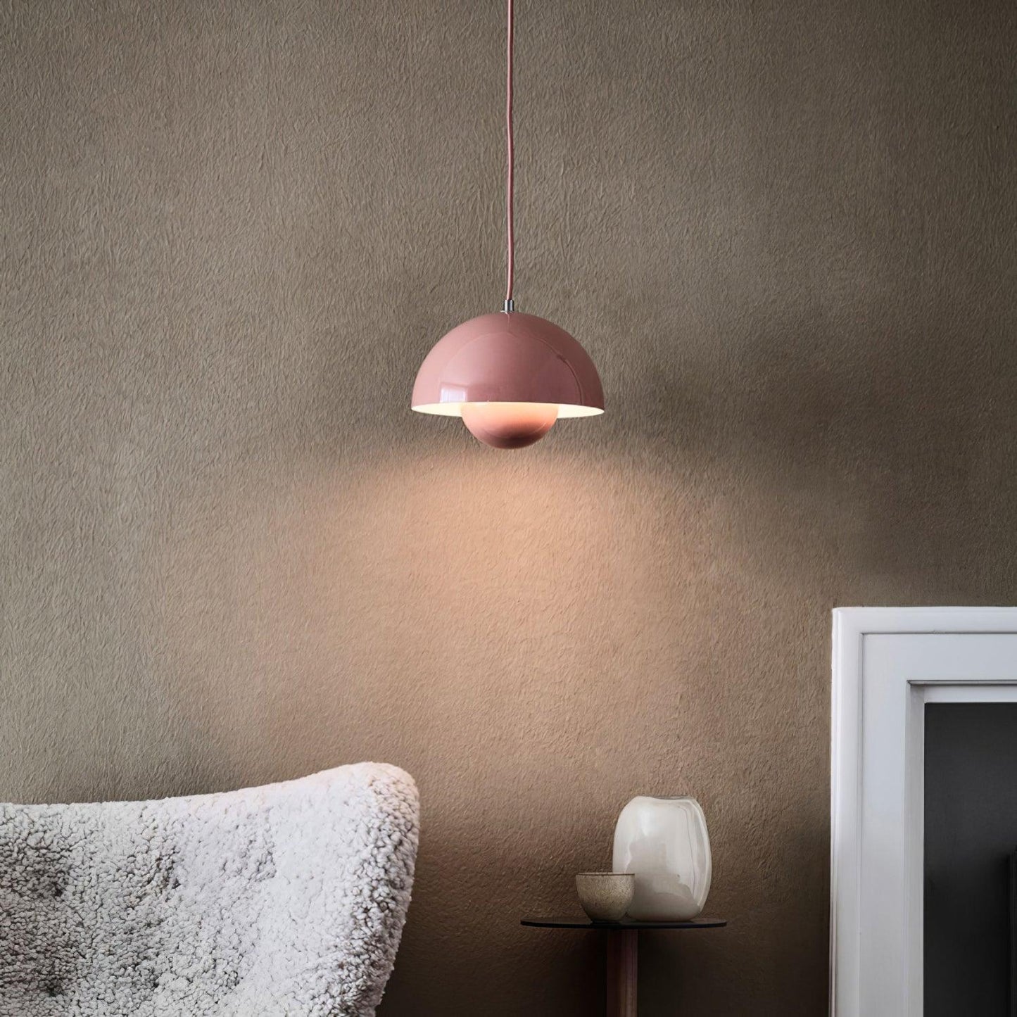Modern Dome Pendant Light | Minimalist Ceiling Lamp for Dining or Living Room