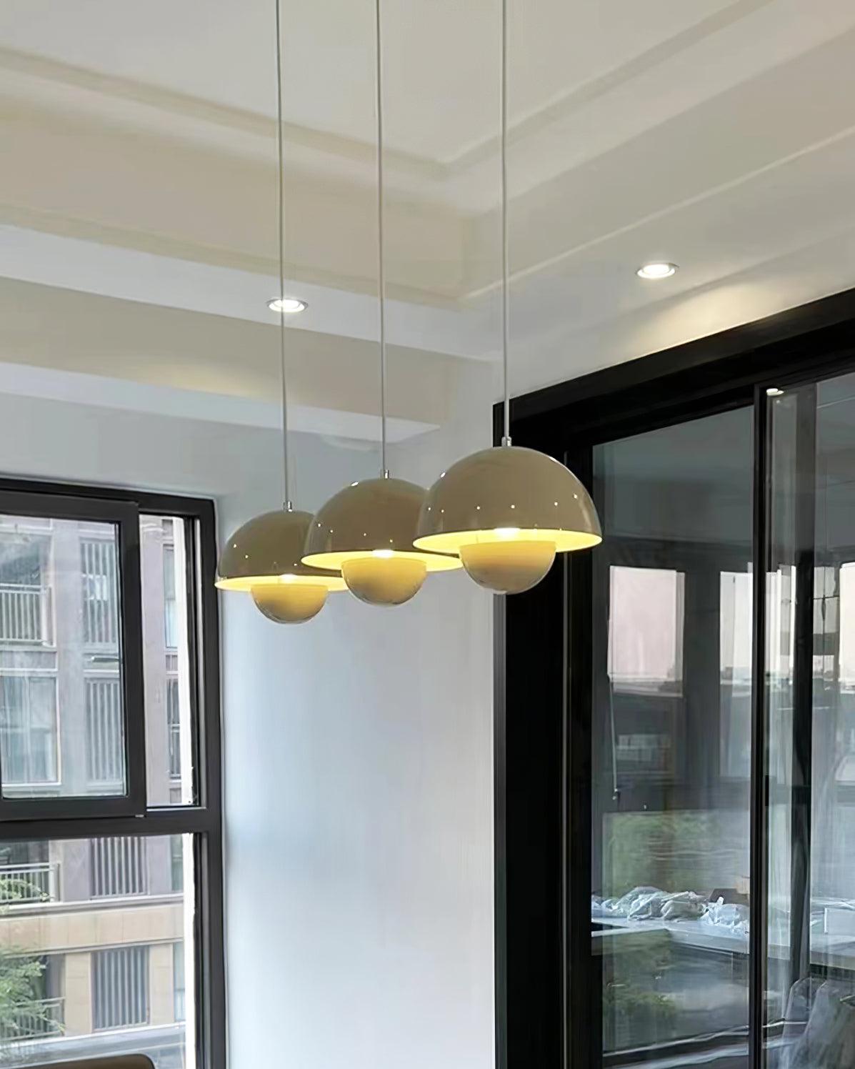 Modern Dome Pendant Light | Minimalist Ceiling Lamp for Dining or Living Room
