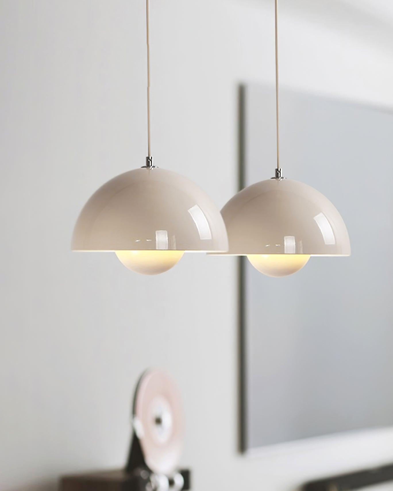 Modern Dome Pendant Light | Minimalist Ceiling Lamp for Dining or Living Room