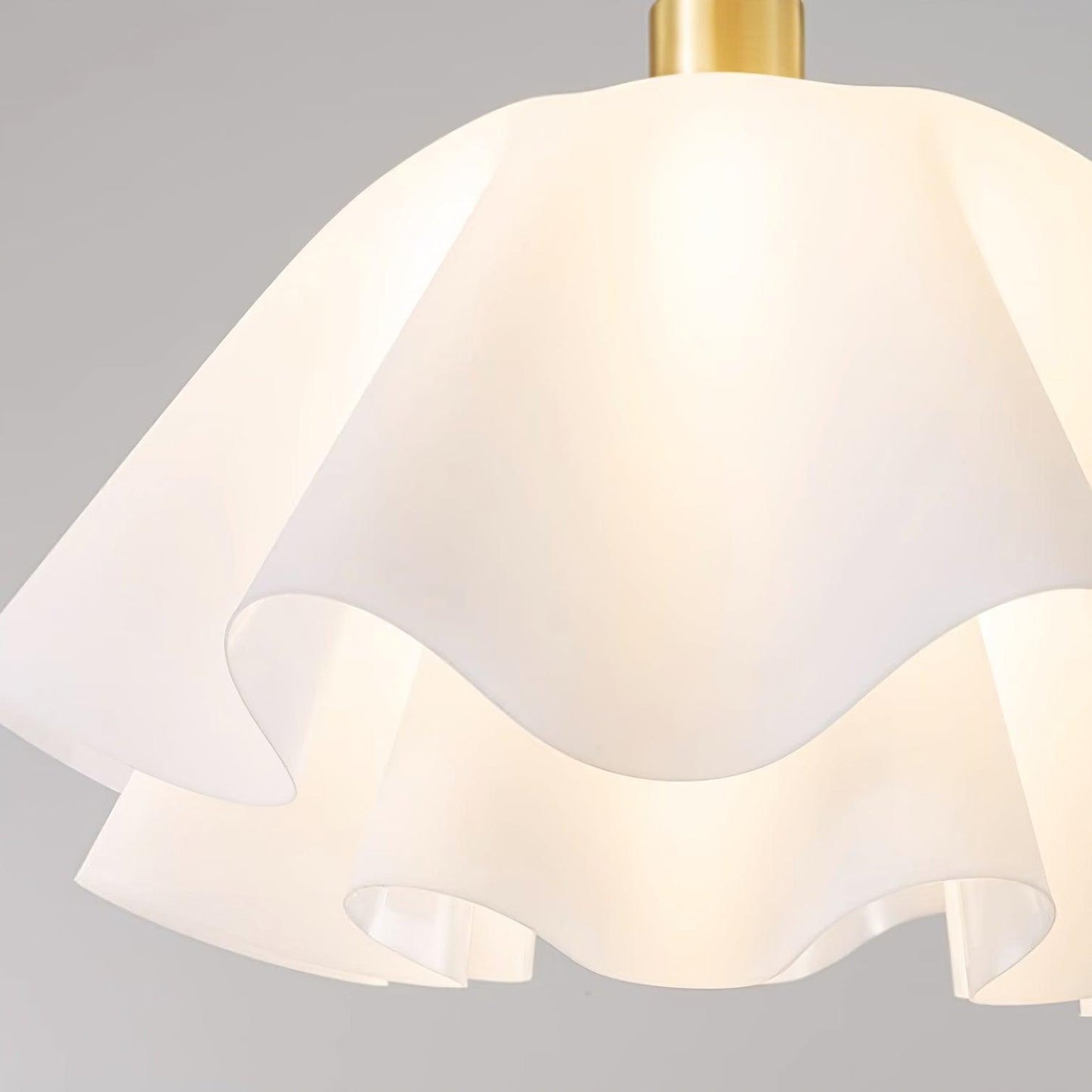 Modern Pleated Ceiling Light | Elegant Flush Mount Lamp for Bedroom or Living Room