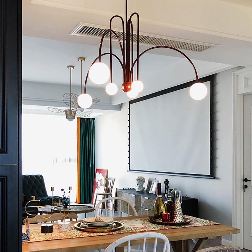 Modern Pendant Ceiling Lamp | Elegant Chandelier Lighting for Dining and Living