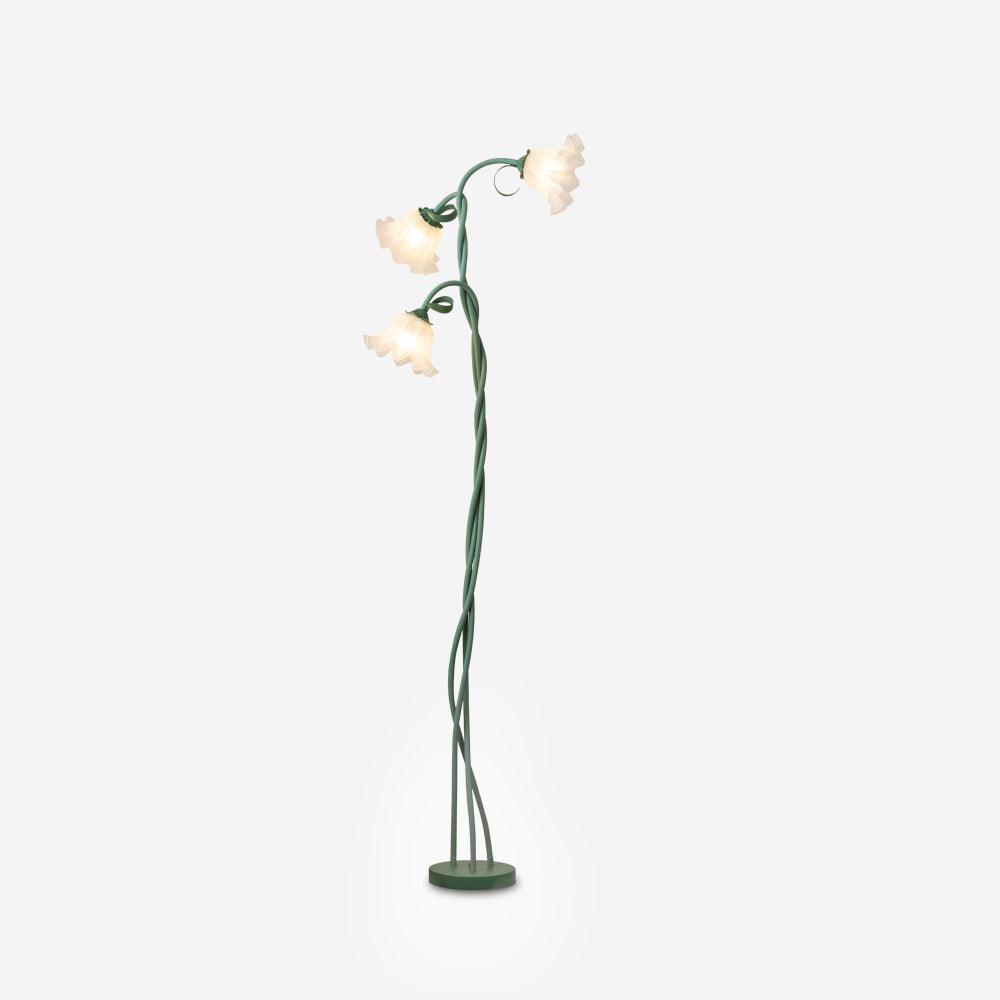 Floral Inspired Floor Lamp | Elegant Standing Light for Living Room