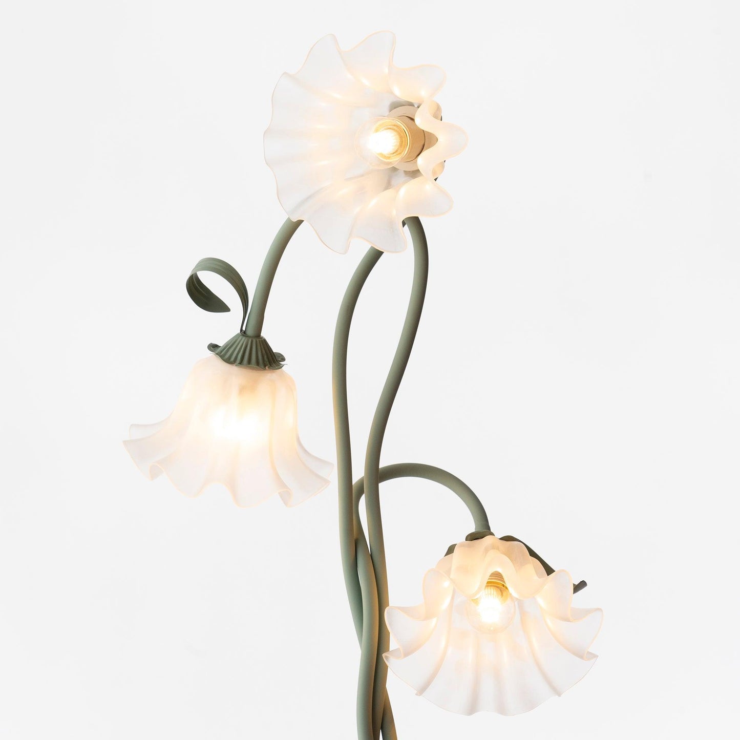Floral Inspired Floor Lamp | Elegant Standing Light for Living Room