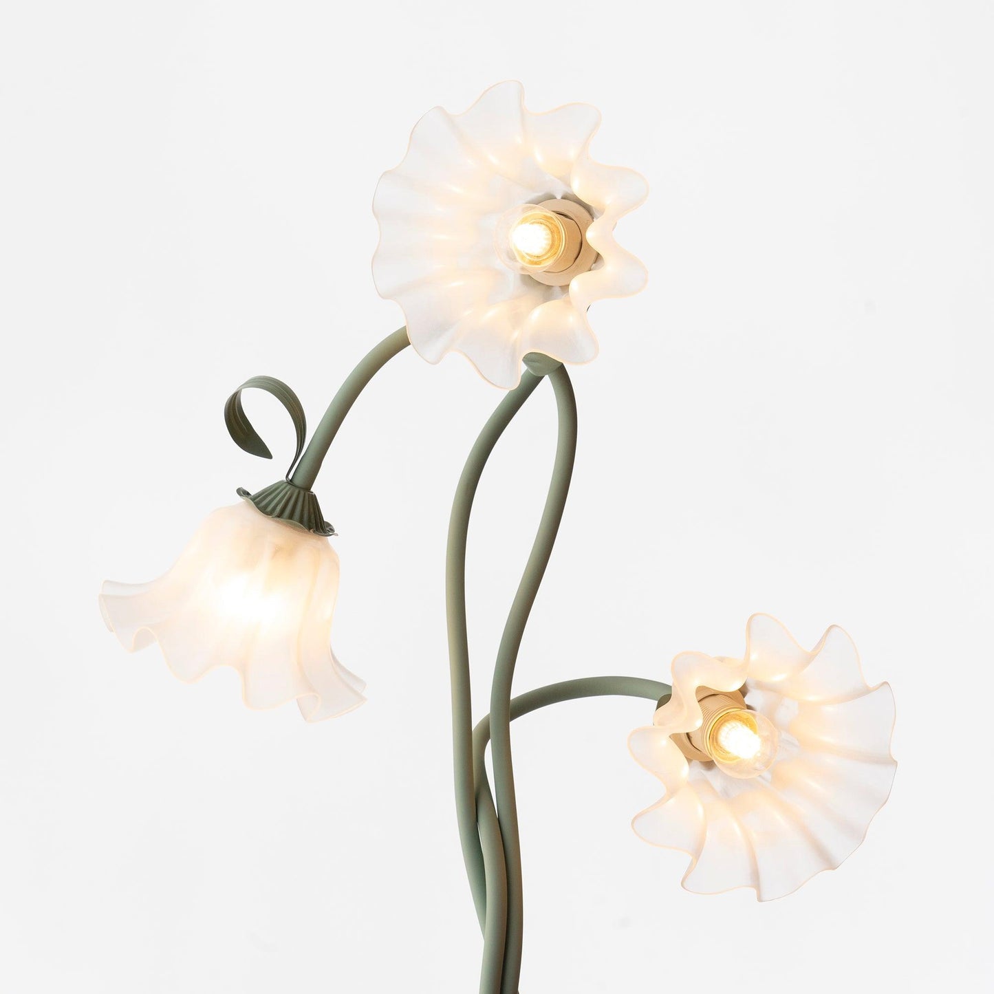 Floral Inspired Floor Lamp | Elegant Standing Light for Living Room