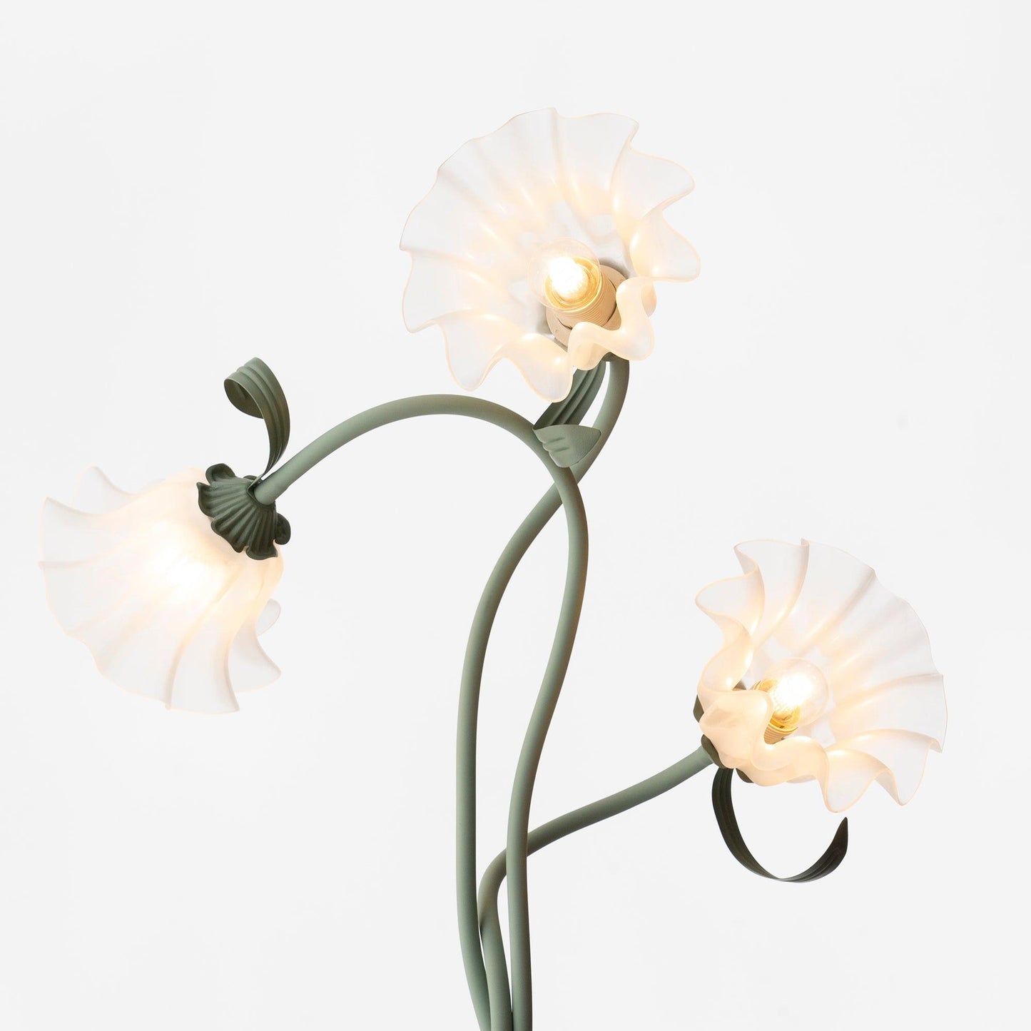 Floral Inspired Floor Lamp | Elegant Standing Light for Living Room