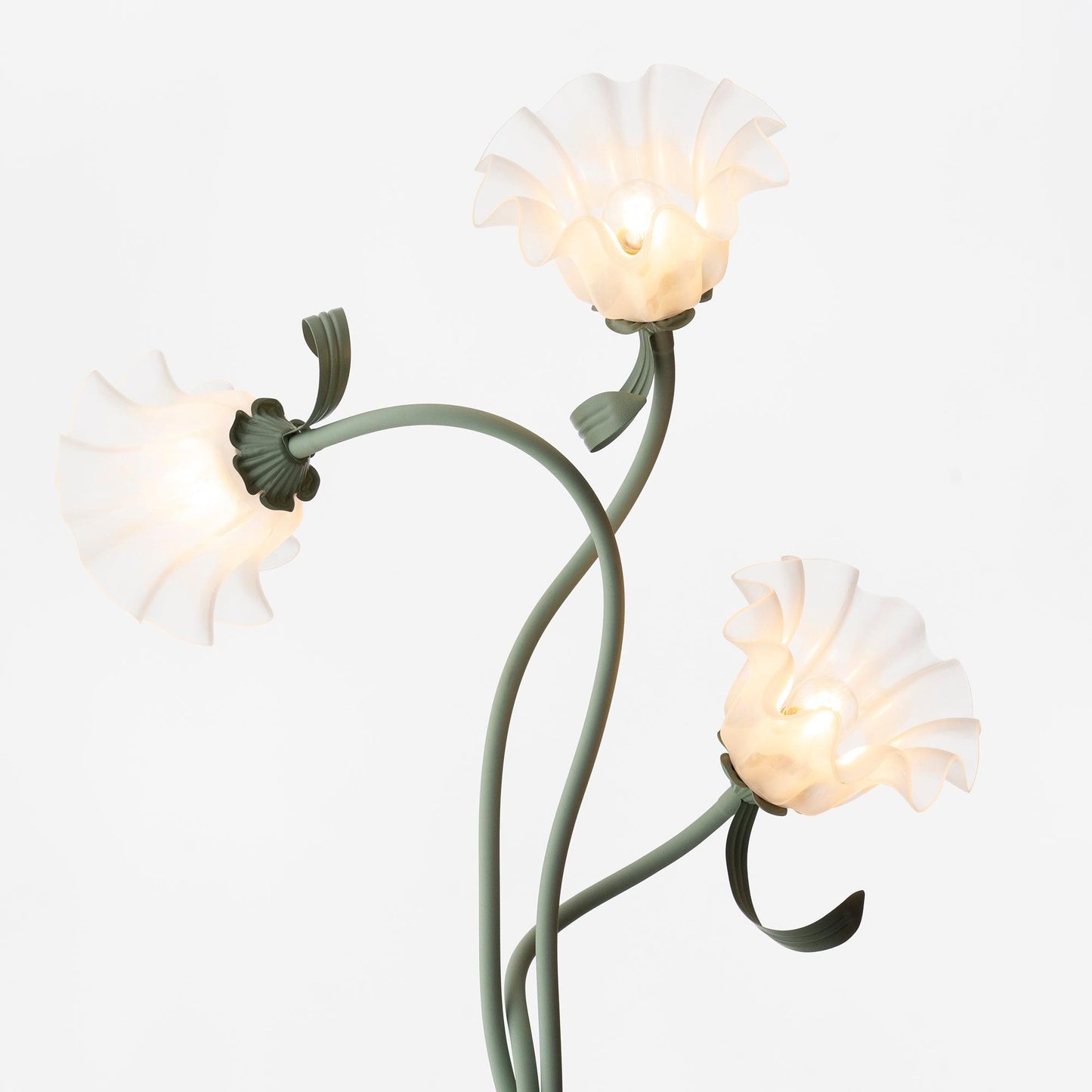 Floral Inspired Floor Lamp | Elegant Standing Light for Living Room