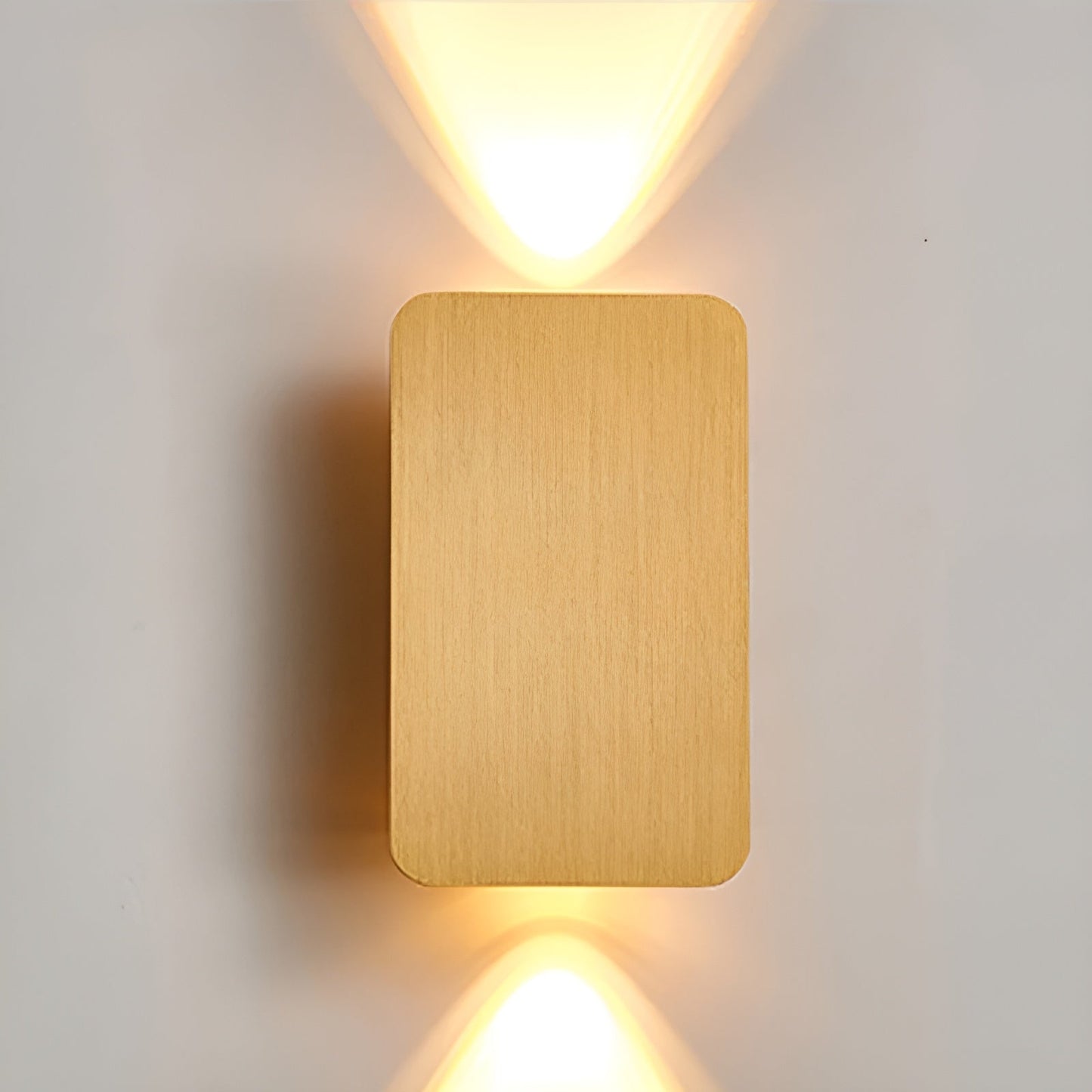 Modern Rectangle LED Wall Lamp with Up and Down Light | Indoor Wall Sconce Lighting