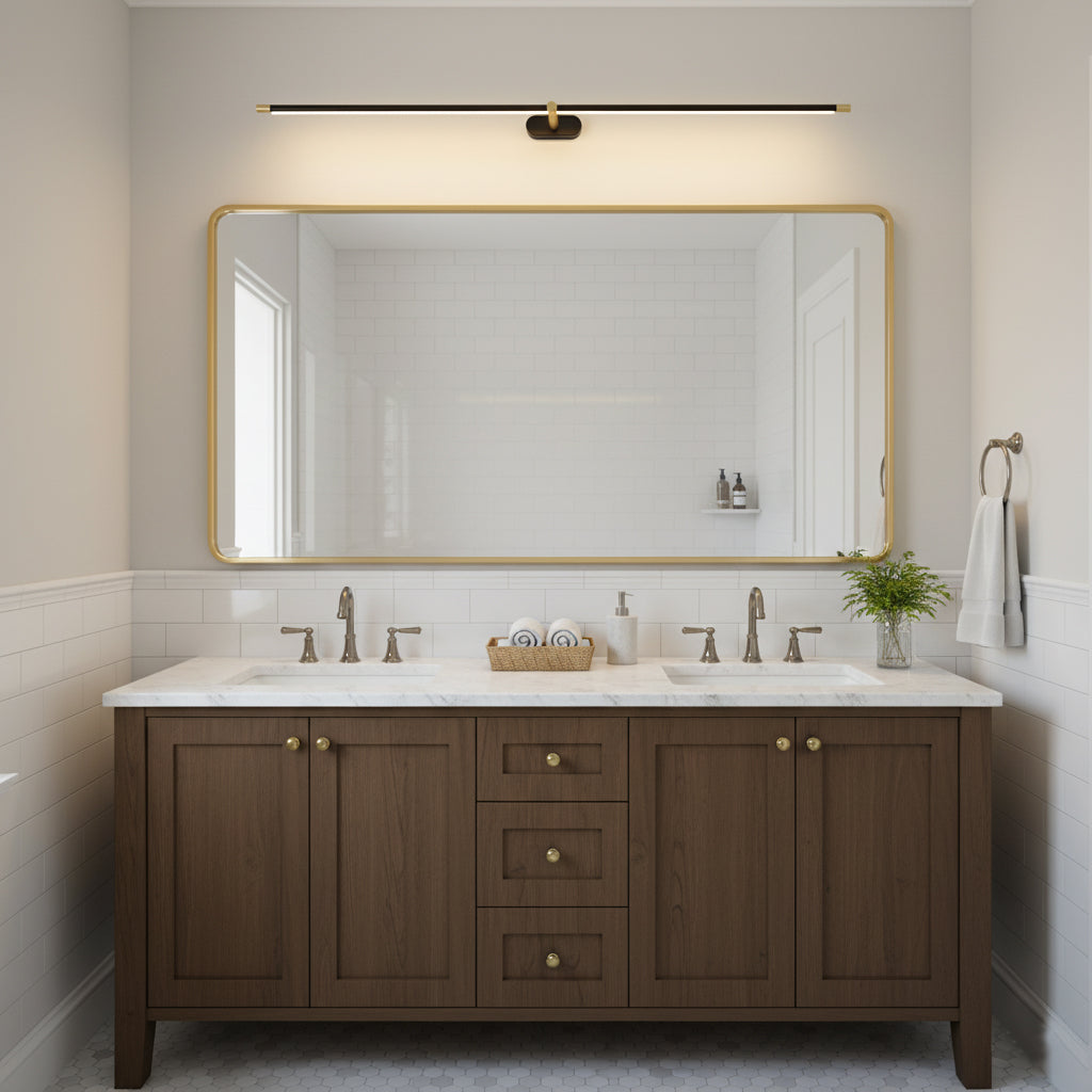 Rechargeable Linear Wall Lamp | Minimalist LED Light for Art or Living Spaces