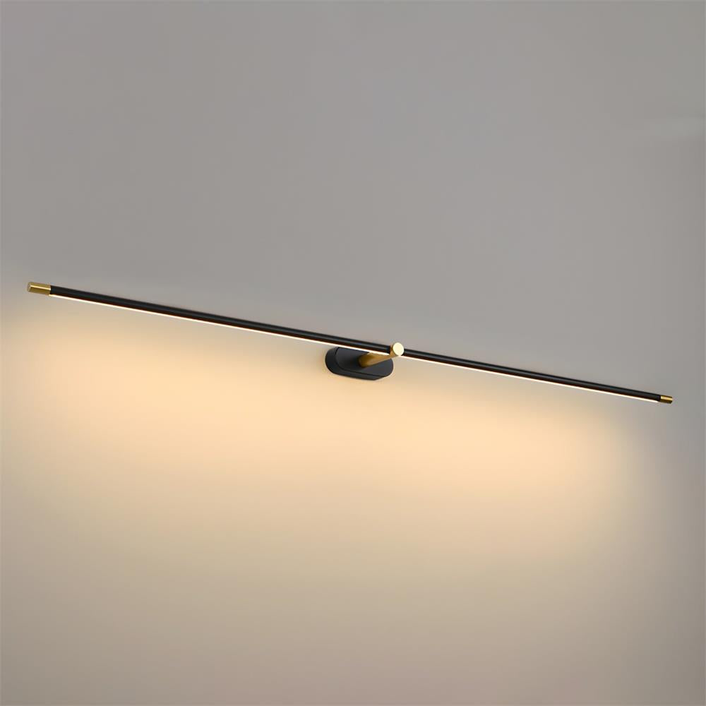 Rechargeable Linear Wall Lamp | Minimalist LED Light for Art or Living Spaces