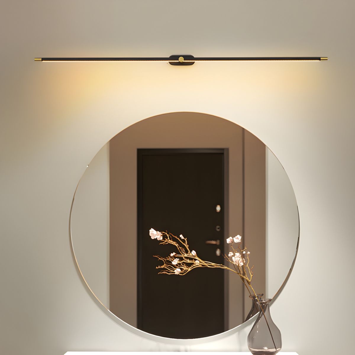 Rechargeable Linear Wall Lamp | Minimalist LED Light for Art or Living Spaces