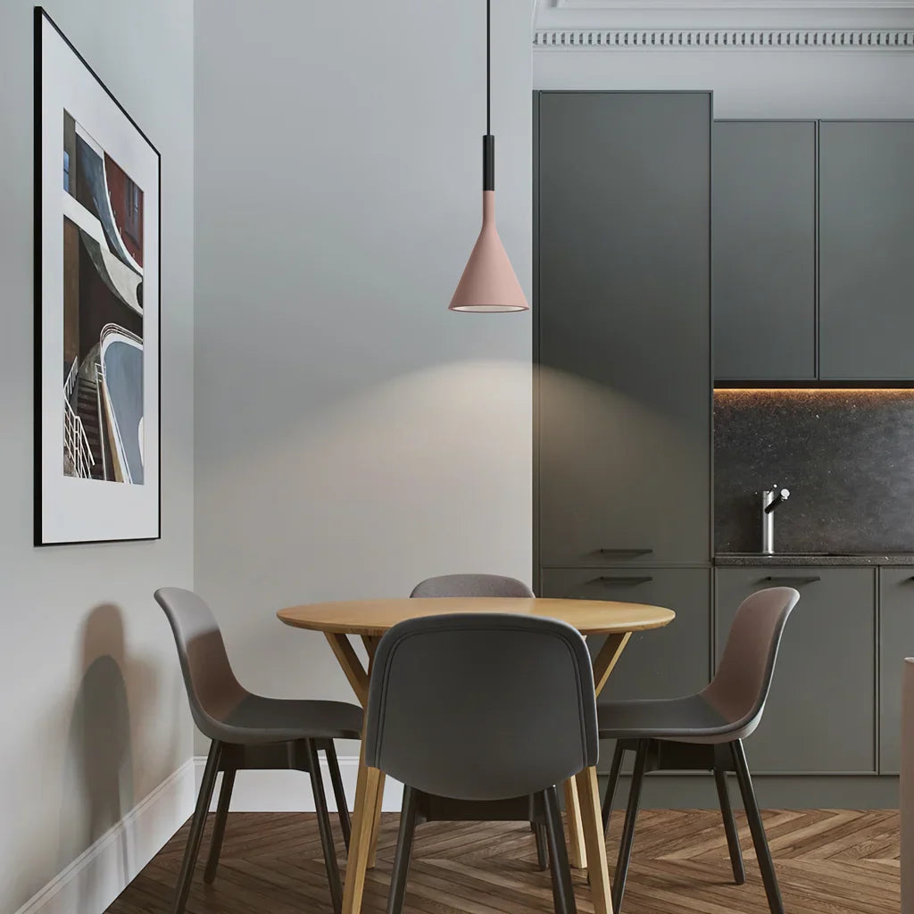 Modern Industrial Cement Pendant Ceiling Light | Stylish Hanging Lamp for Dining