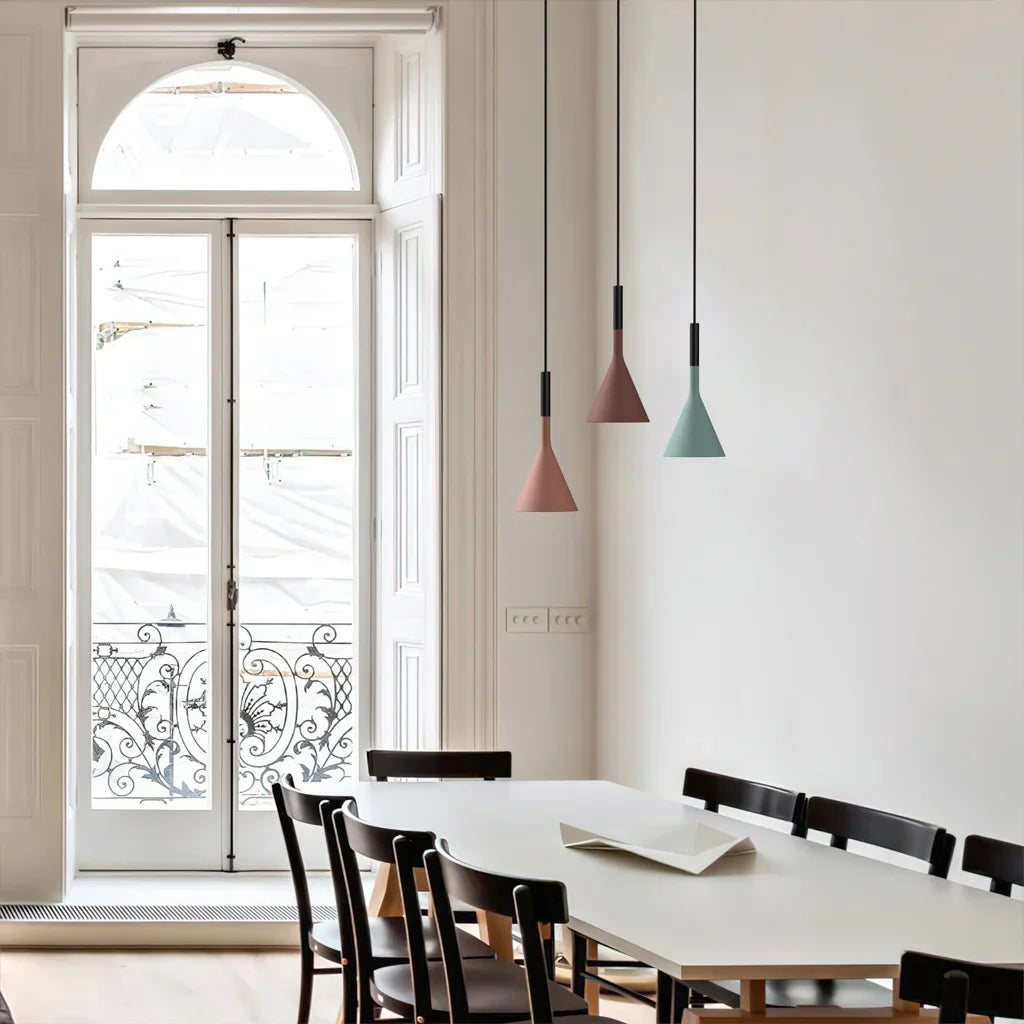 Modern Industrial Cement Pendant Ceiling Light | Stylish Hanging Lamp for Dining