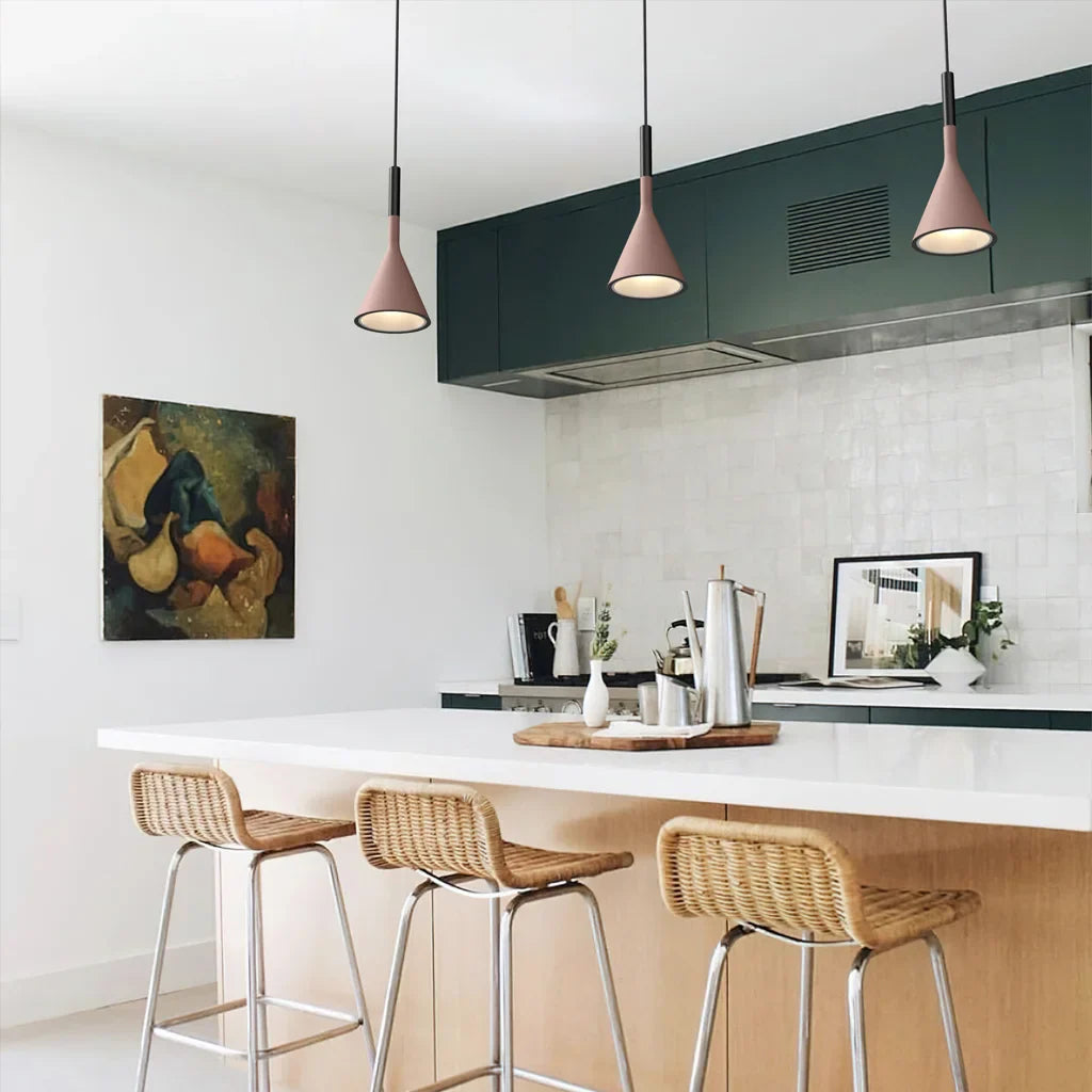 Modern Industrial Cement Pendant Ceiling Light | Stylish Hanging Lamp for Dining