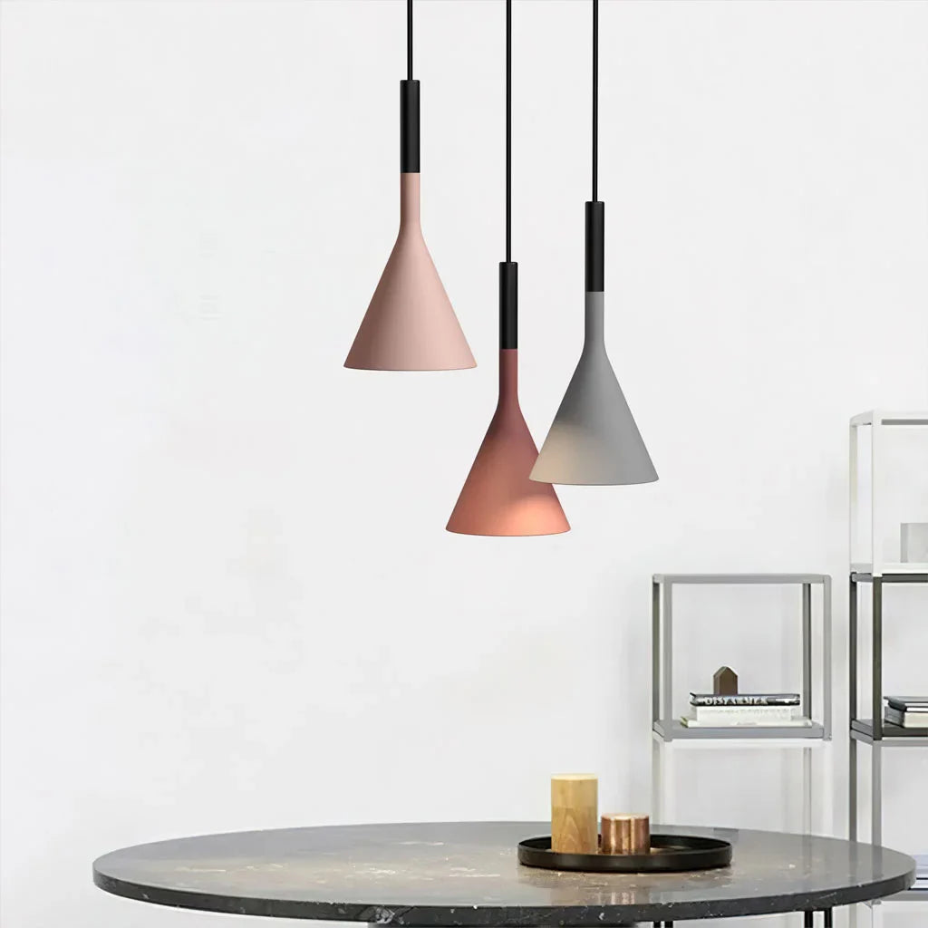 Modern Industrial Cement Pendant Ceiling Light | Stylish Hanging Lamp for Dining