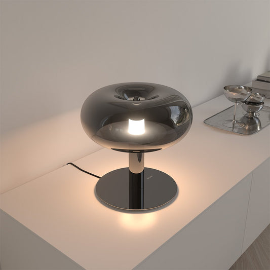 Retro Mushroom LED Table Lamp with Touch Dimmer | Modern Bedside and Desk Light
